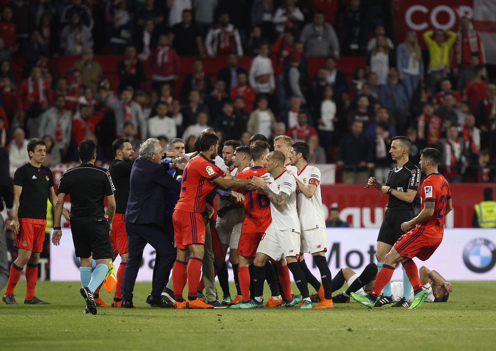 El Sevilla-Real Sociedad, en imágenes