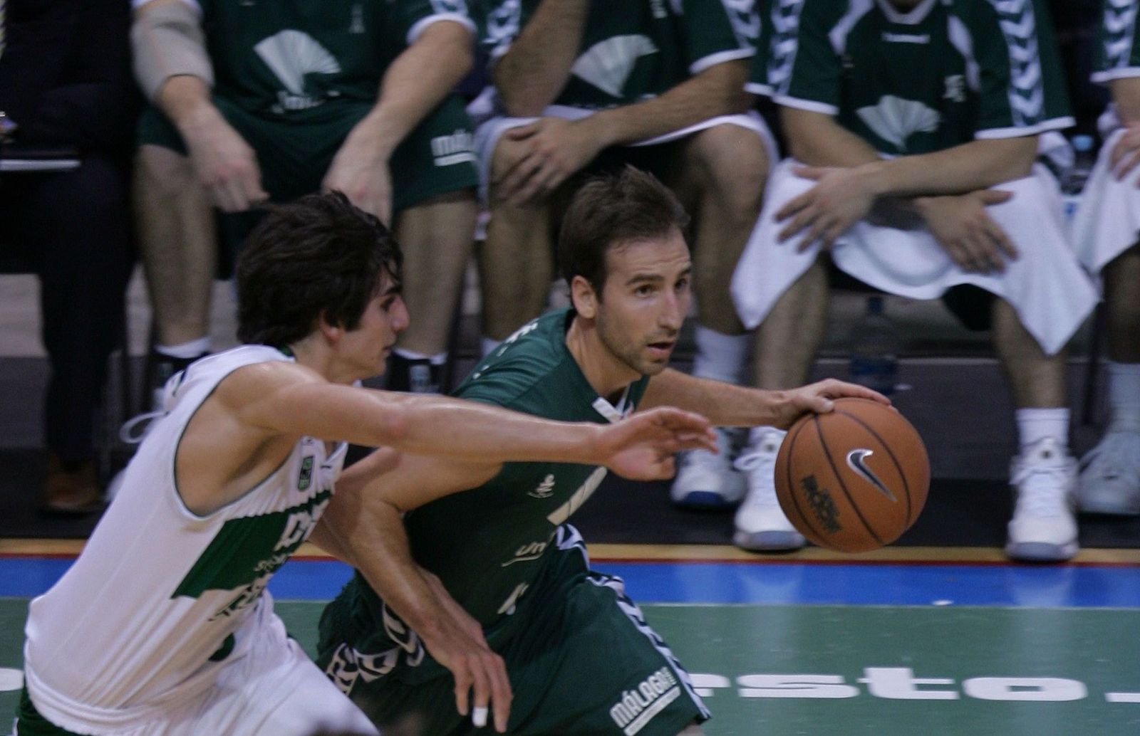Ricky, ante Pepe Sánchez en aquella semifinal.