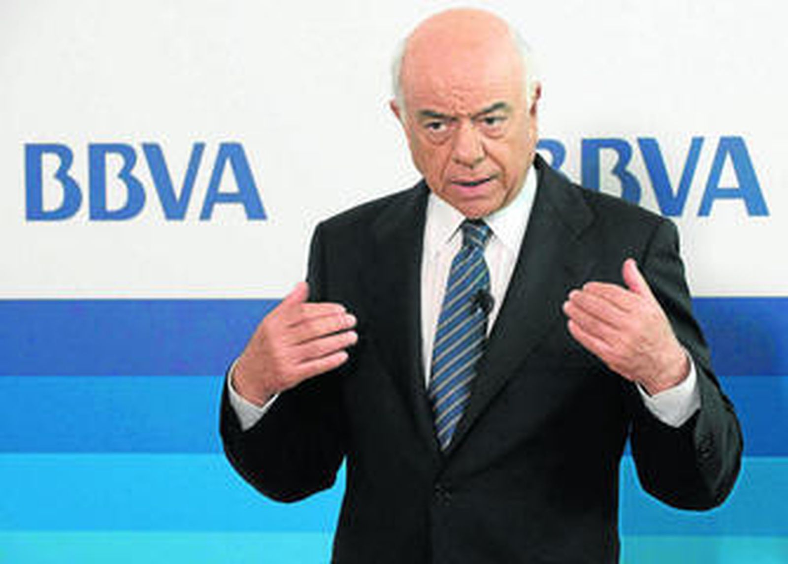El presidente del BBVA, Francisco González.