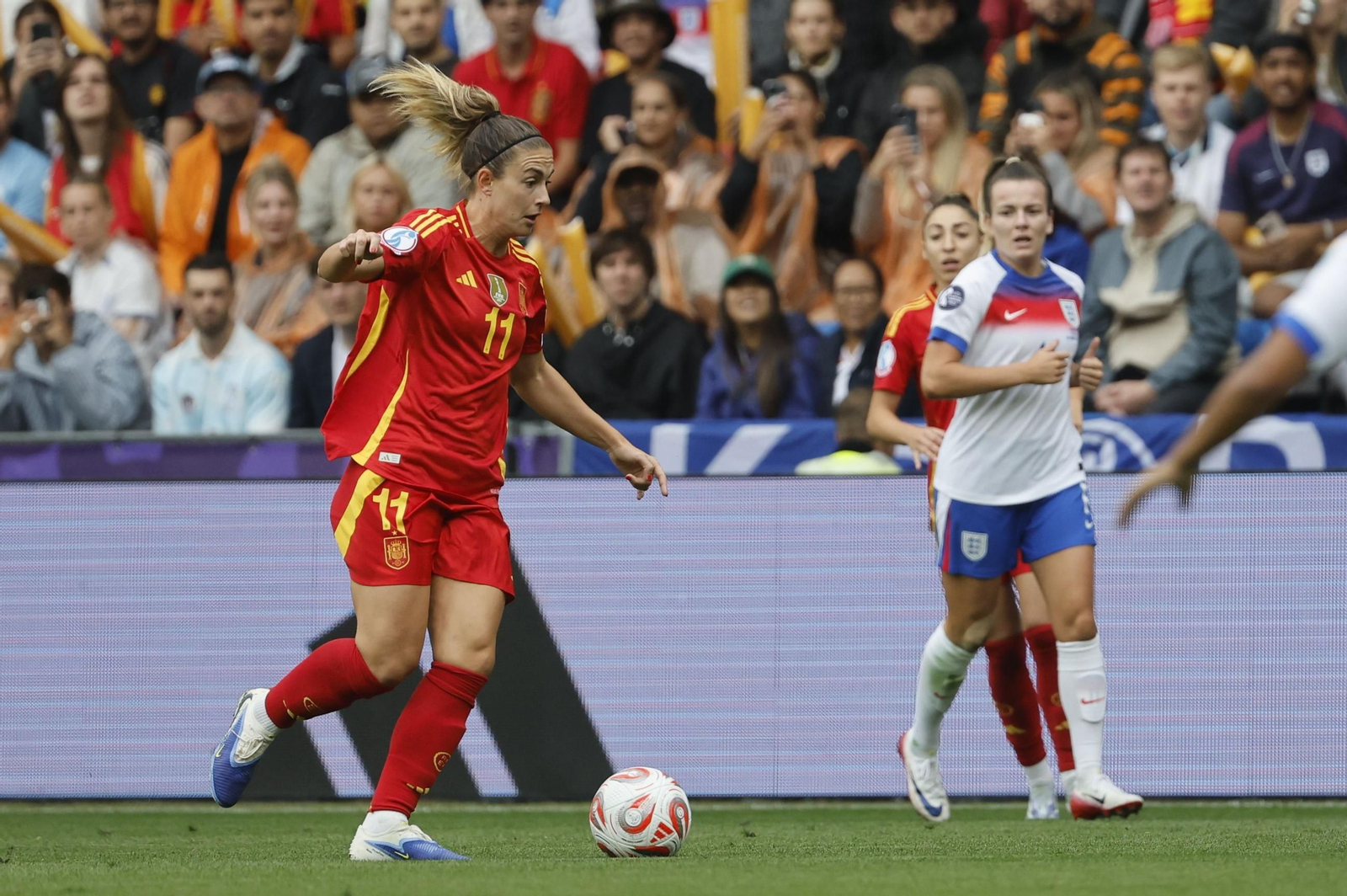 Las mejores imágenes de la final España - Inglaterra de la Eurocopa femenina