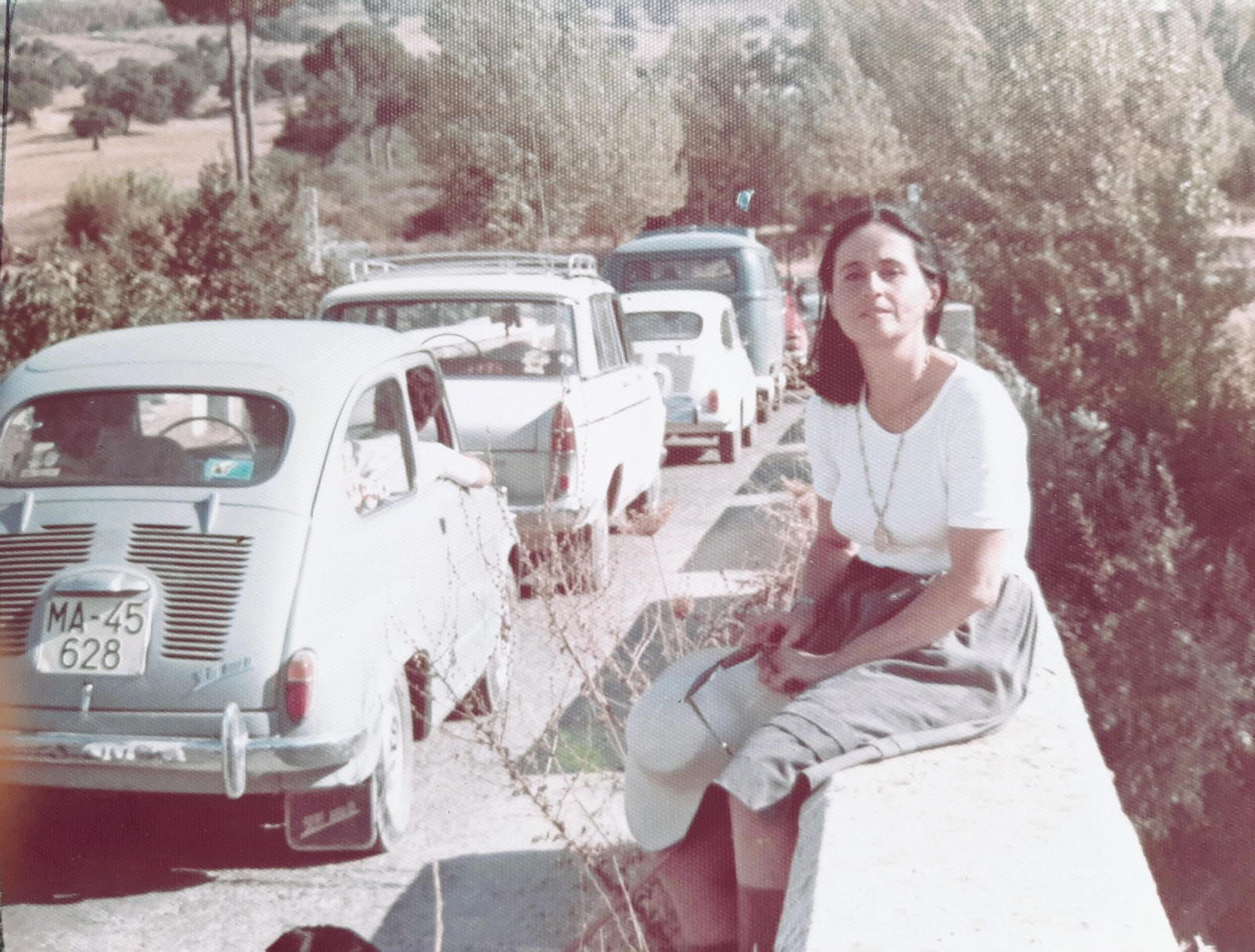 Mary Larrañaga en la sierra de Ronda.