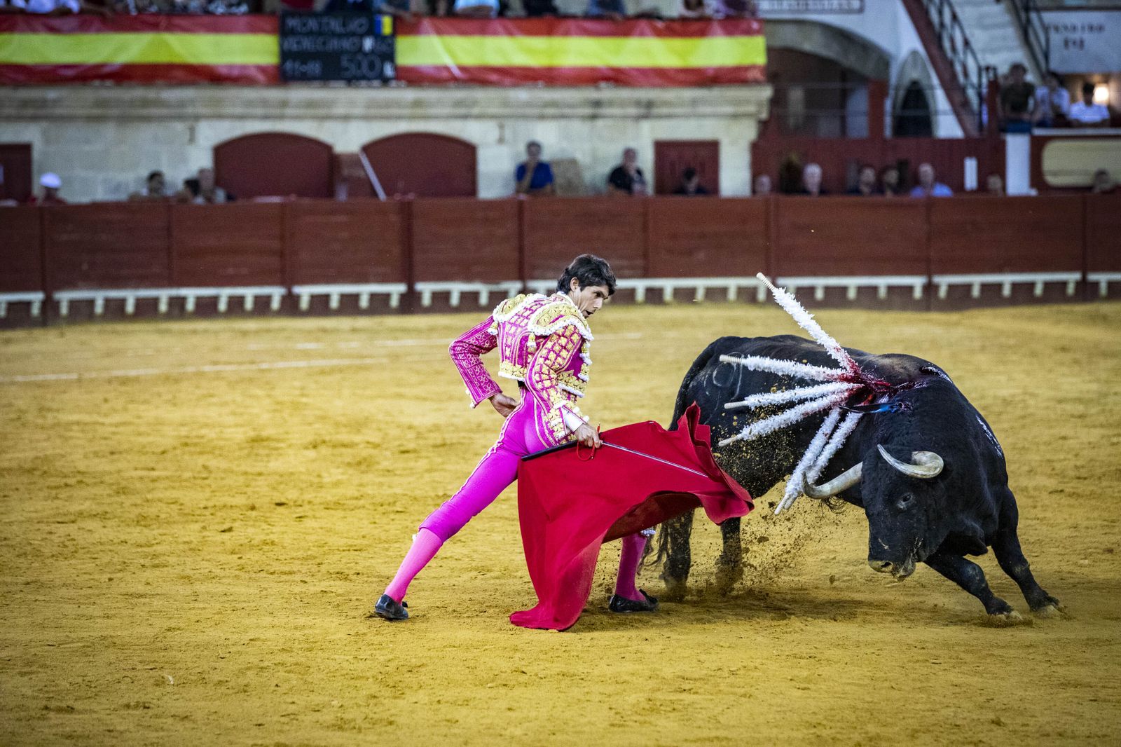 Diego Urdiales, Sebastián Castella y Daniel Luque, en la plaza de toros de El Puerto