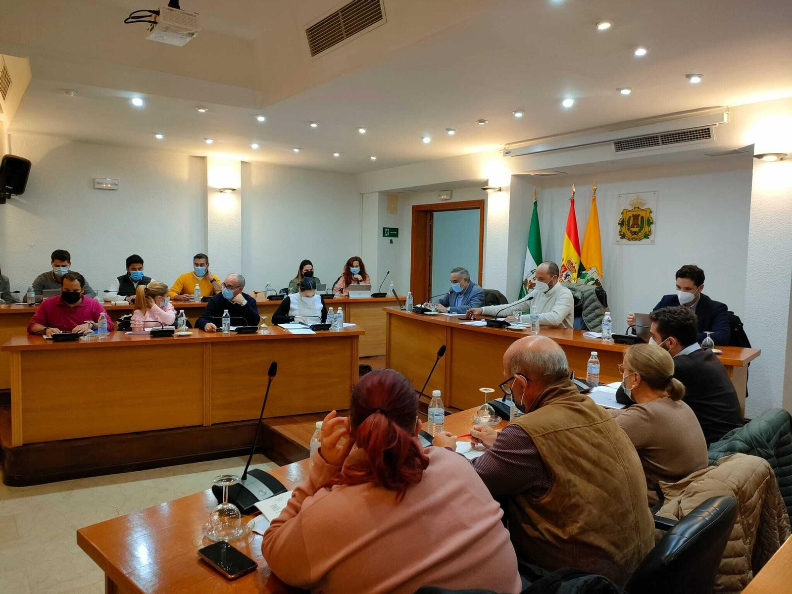 El Pleno de Los Barrios celebrado este lunes.