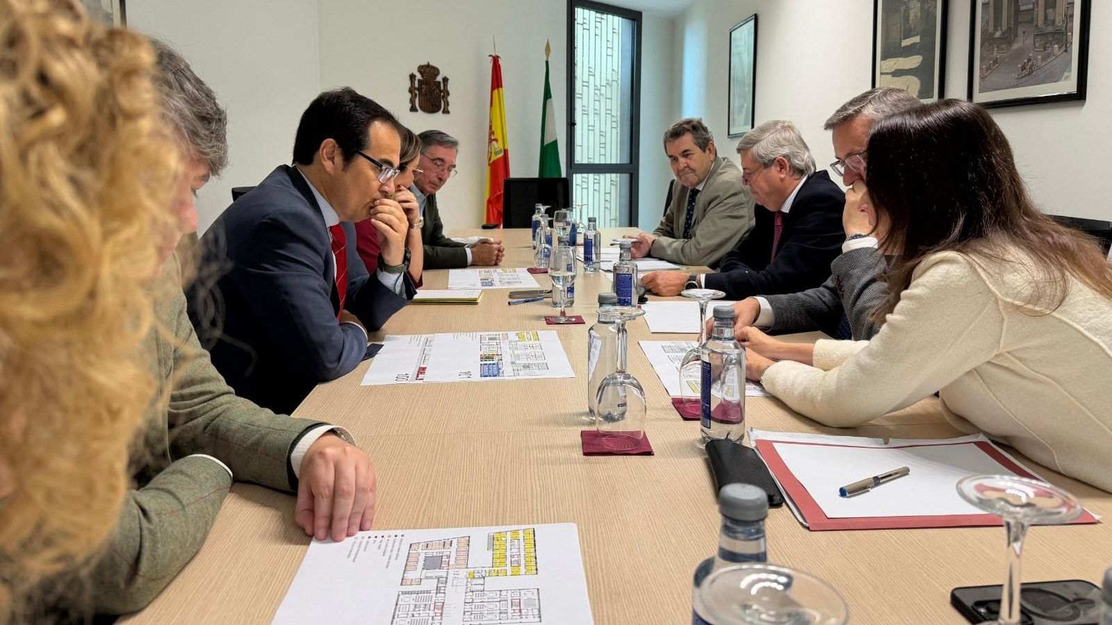 José Antonio Nieto, en la reunión con los operadores jurídicos.