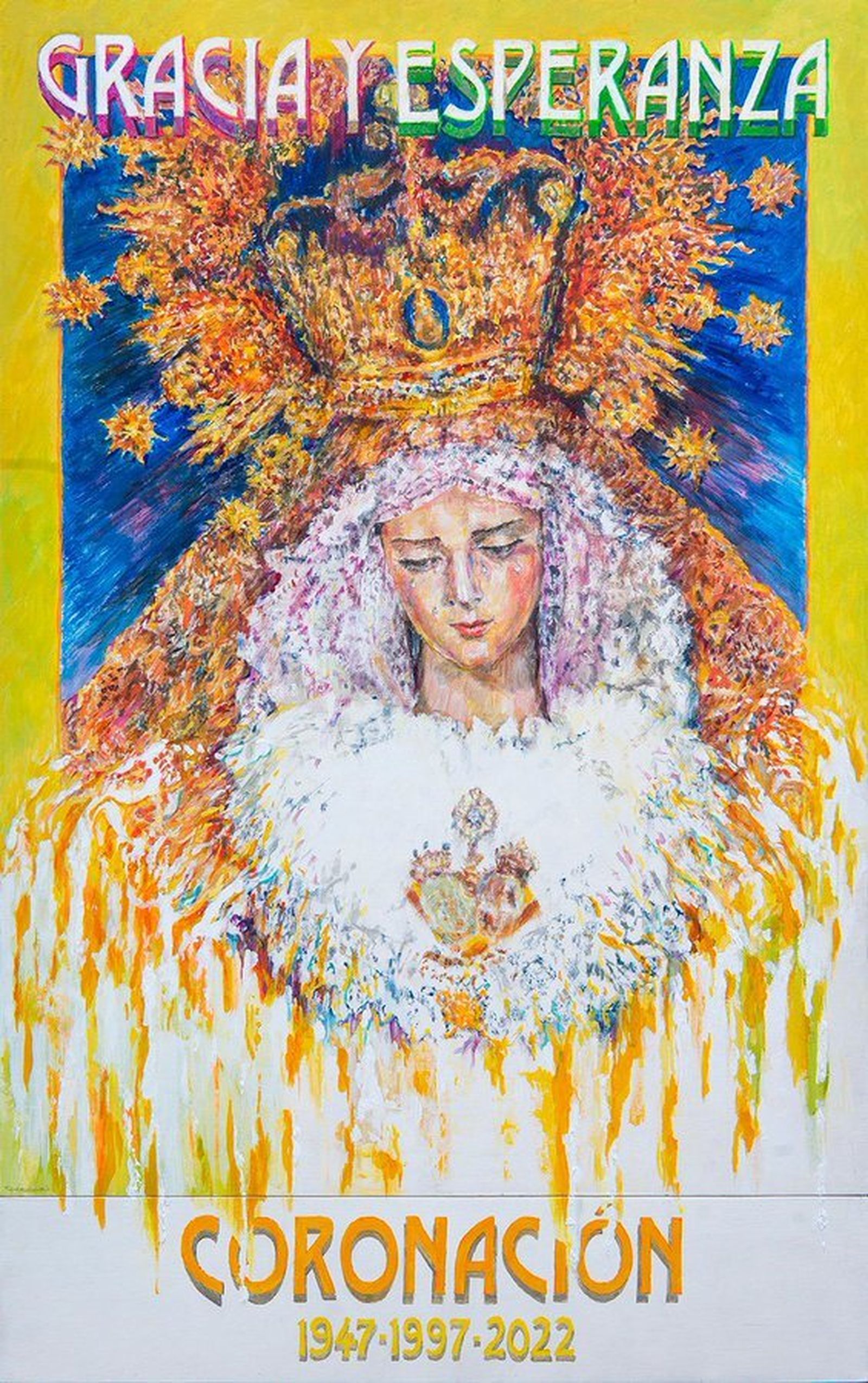 Cartel conmemorativo realizado por José María Pedernal