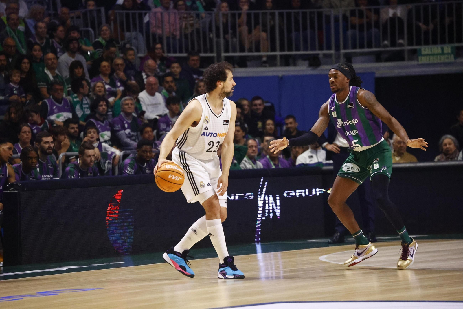 El Unicaja-Real Madrid de Liga Endesa, en fotos