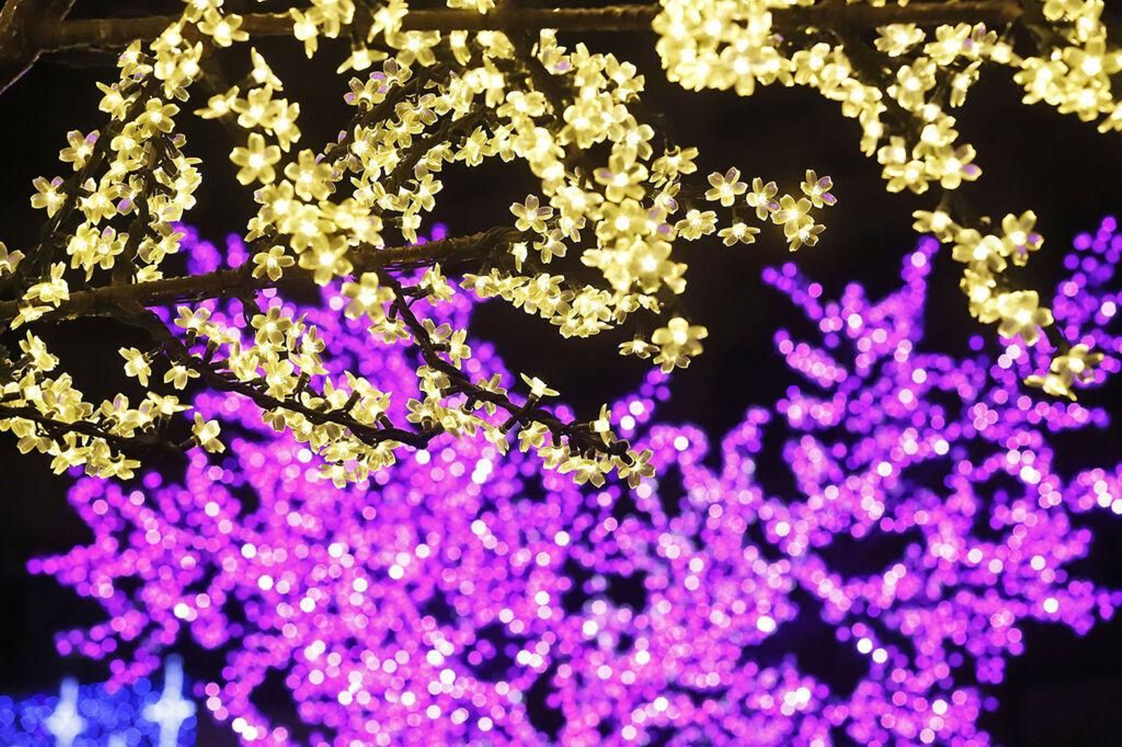 El alumbrado de Navidad en Huelva.