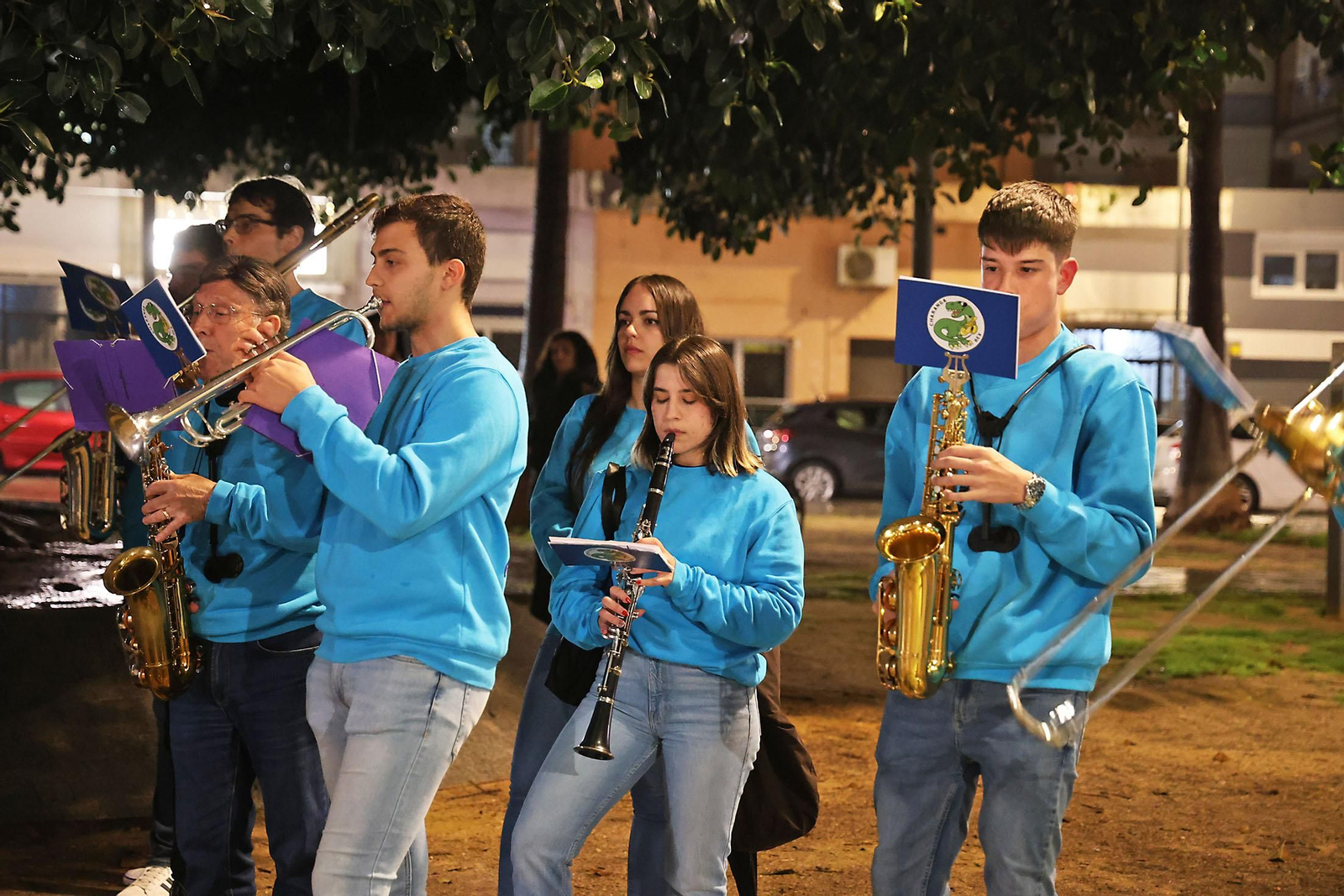 Imágenes de la quema del choco en Huelva