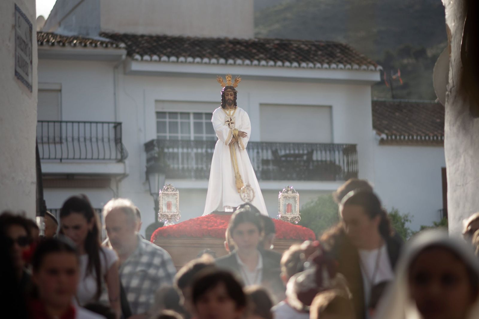 El Cautivo infantil el Lunes Santo en Benalmádena Pueblo, en imágenes