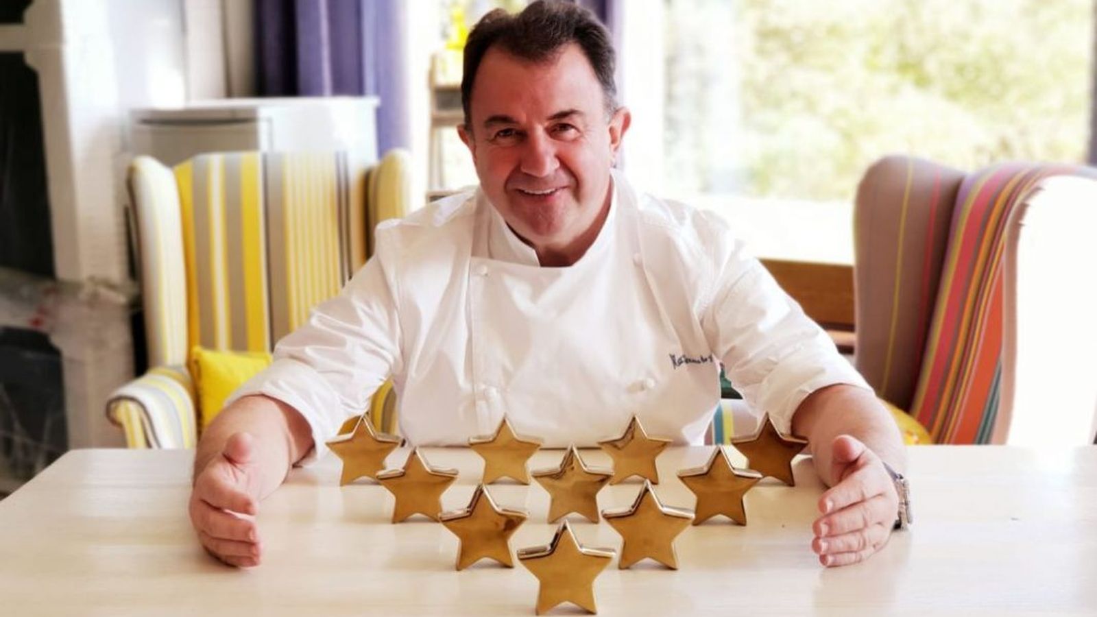 Martín, con diez de sus estrellas.