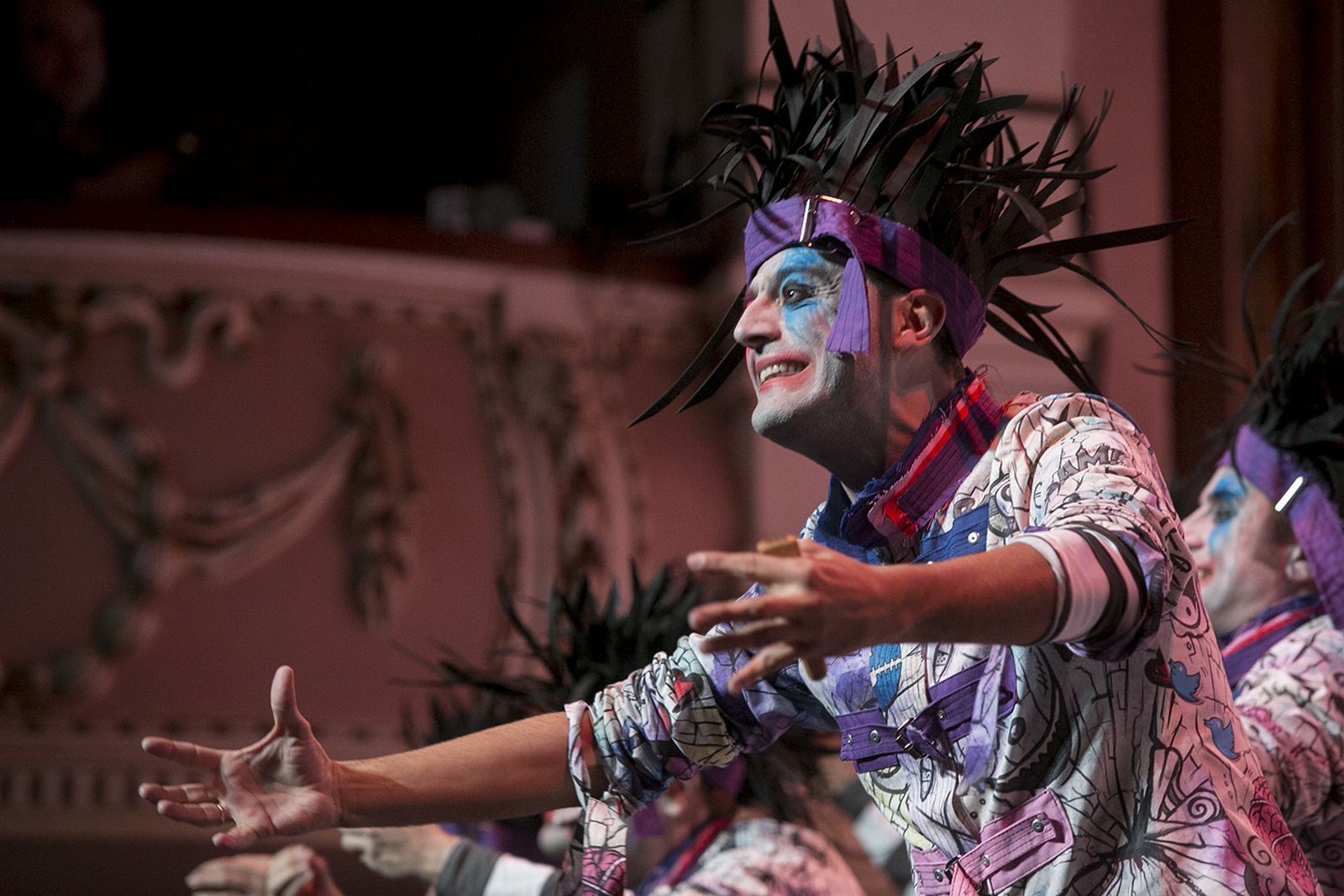 Las imágenes del sexto días de preliminares del Carnaval Colombino