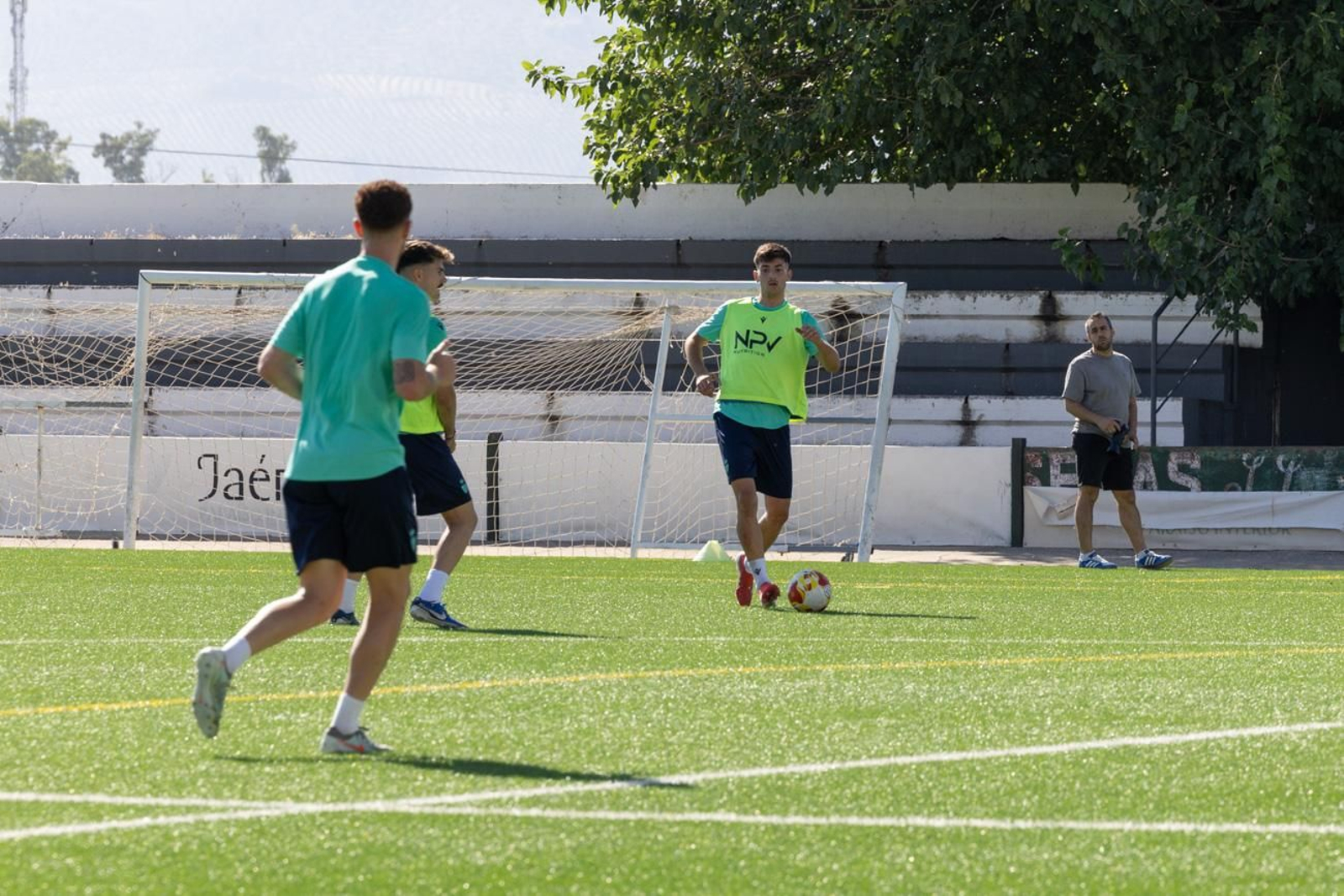 El primer entrenamiento del Real Jaén de la temporada 2025-26