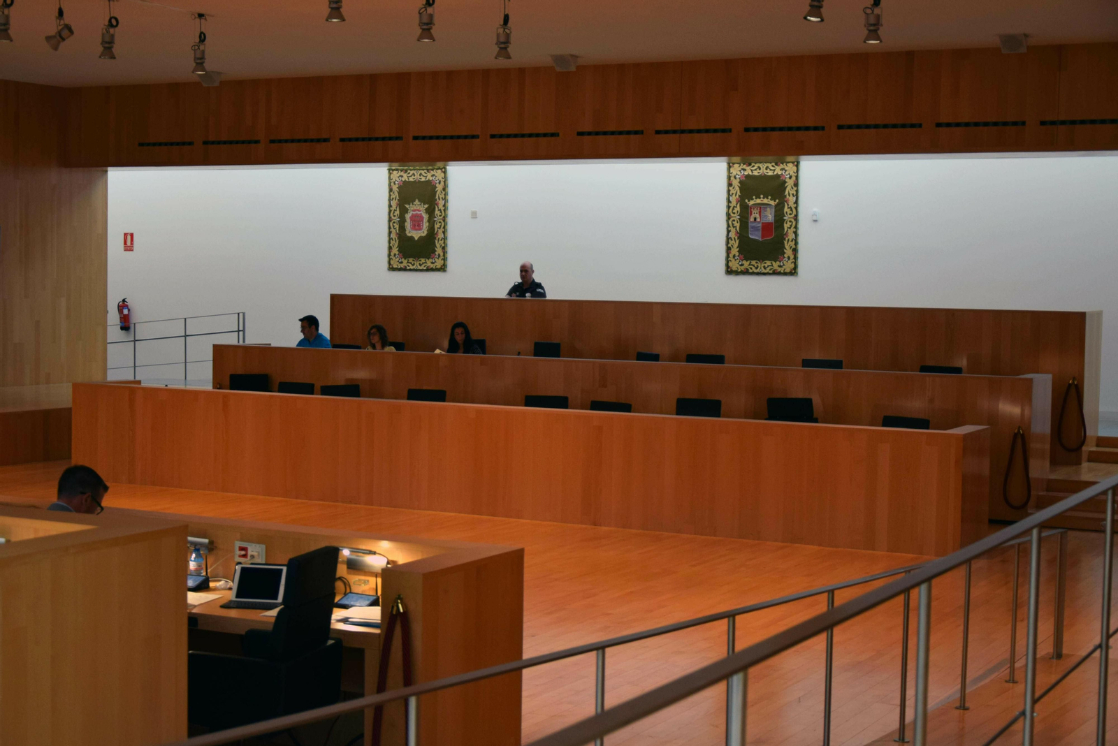 Salón de plenos de la Diputación de Málaga.