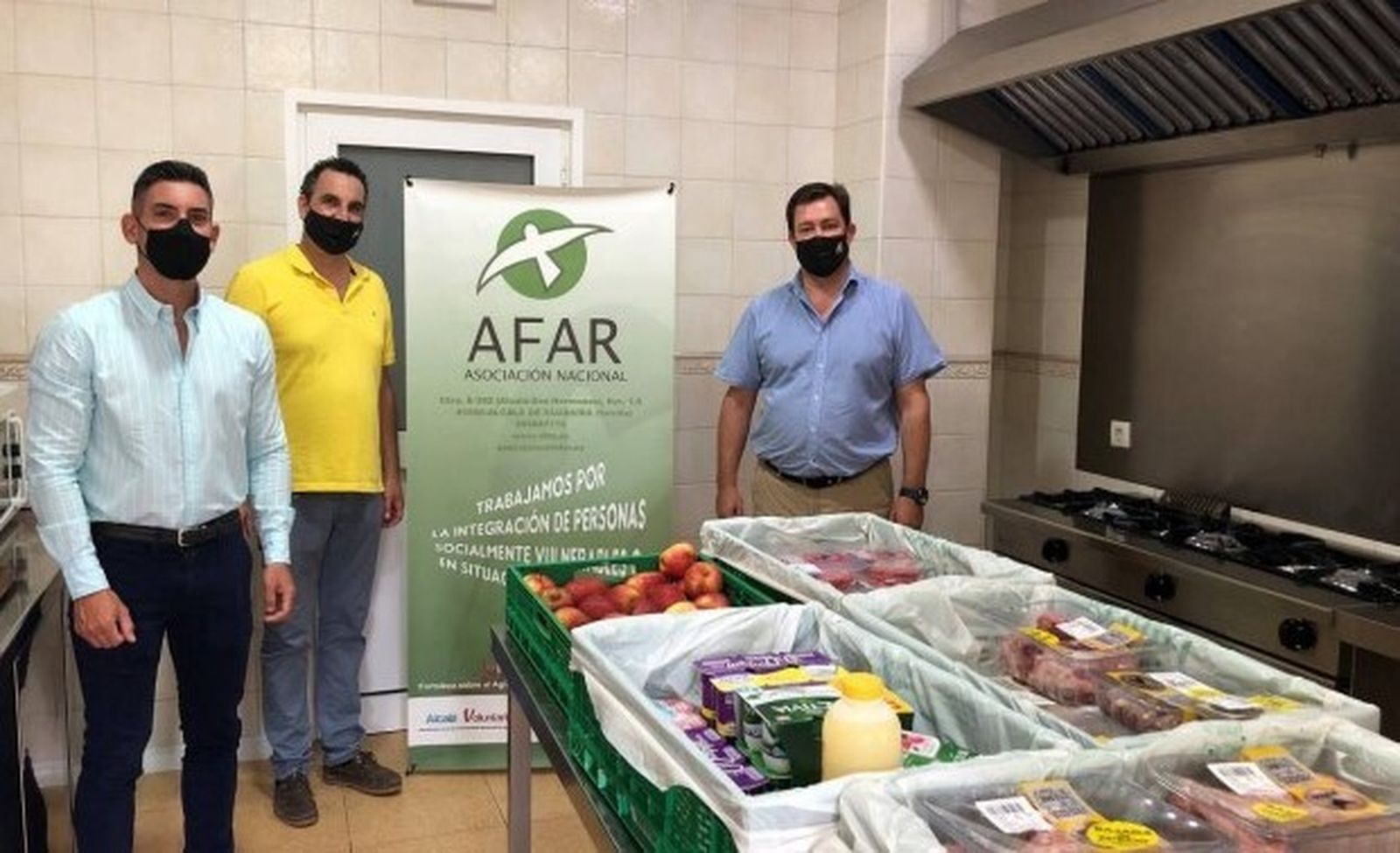 Responsables de Mercadona y AFAR.