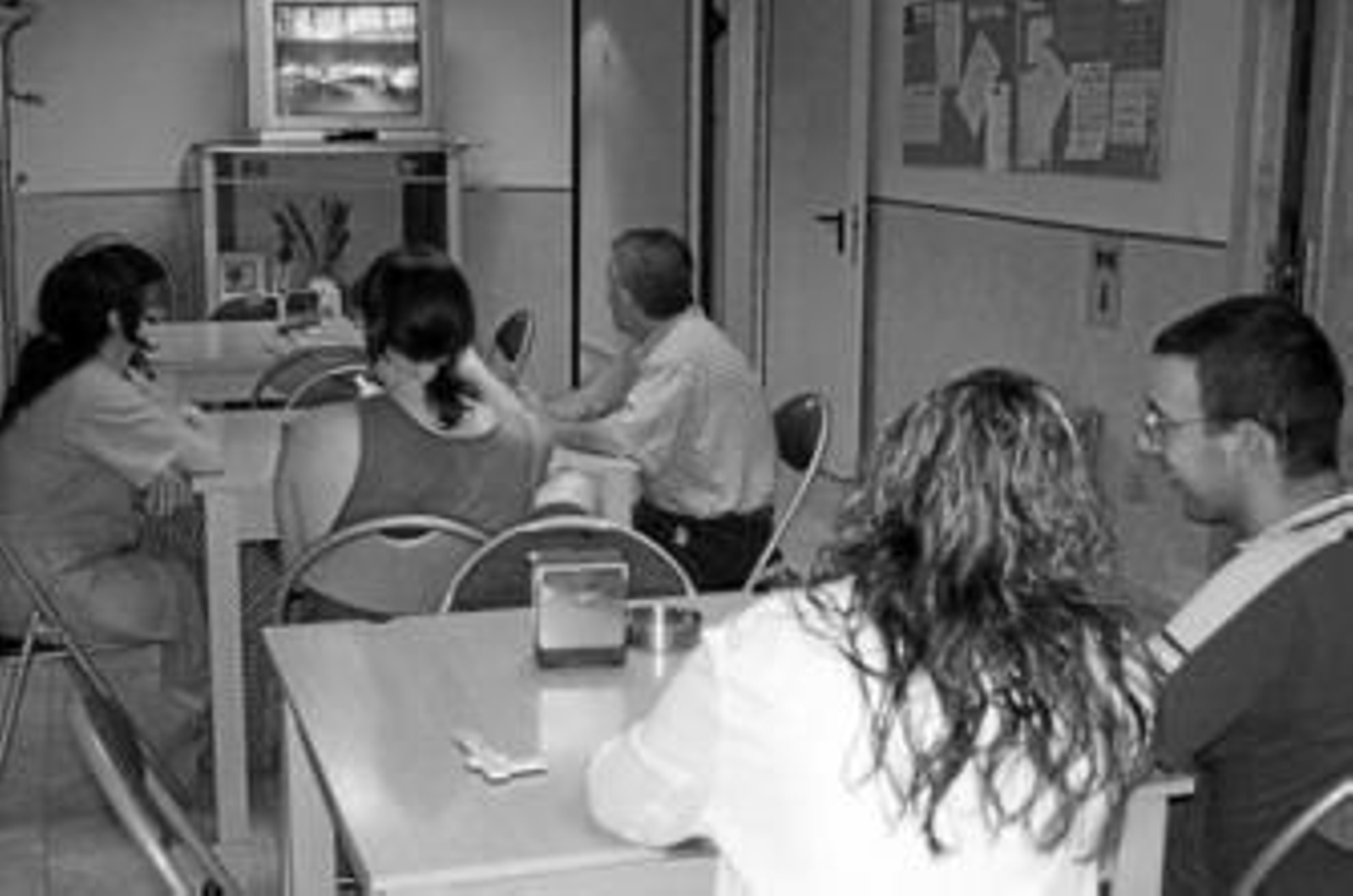 El centro de Encuentro y Acogida al Drogodependiente tiene una sala de entretenimiento.