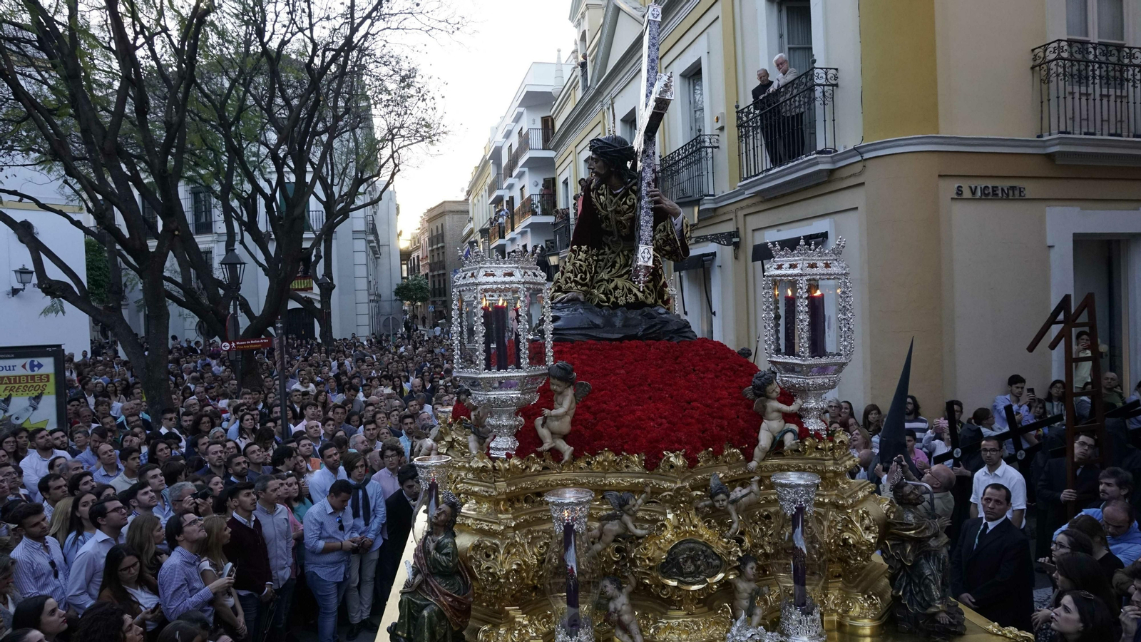 las imágenes de la Hermandad de las Penas de San vicente