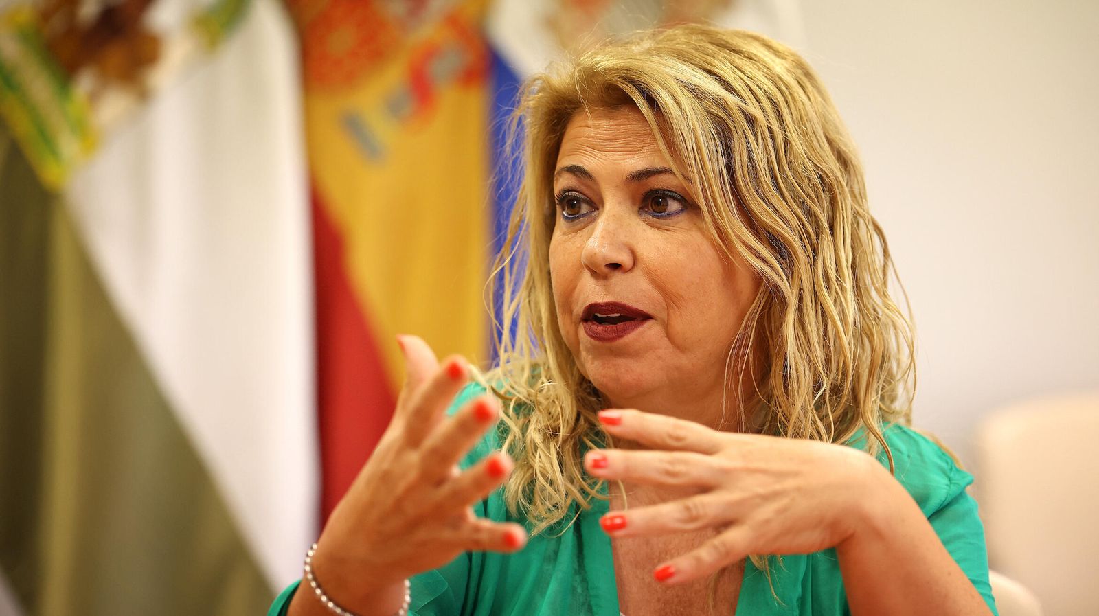 Mamen Sánchez en rueda de prensa.