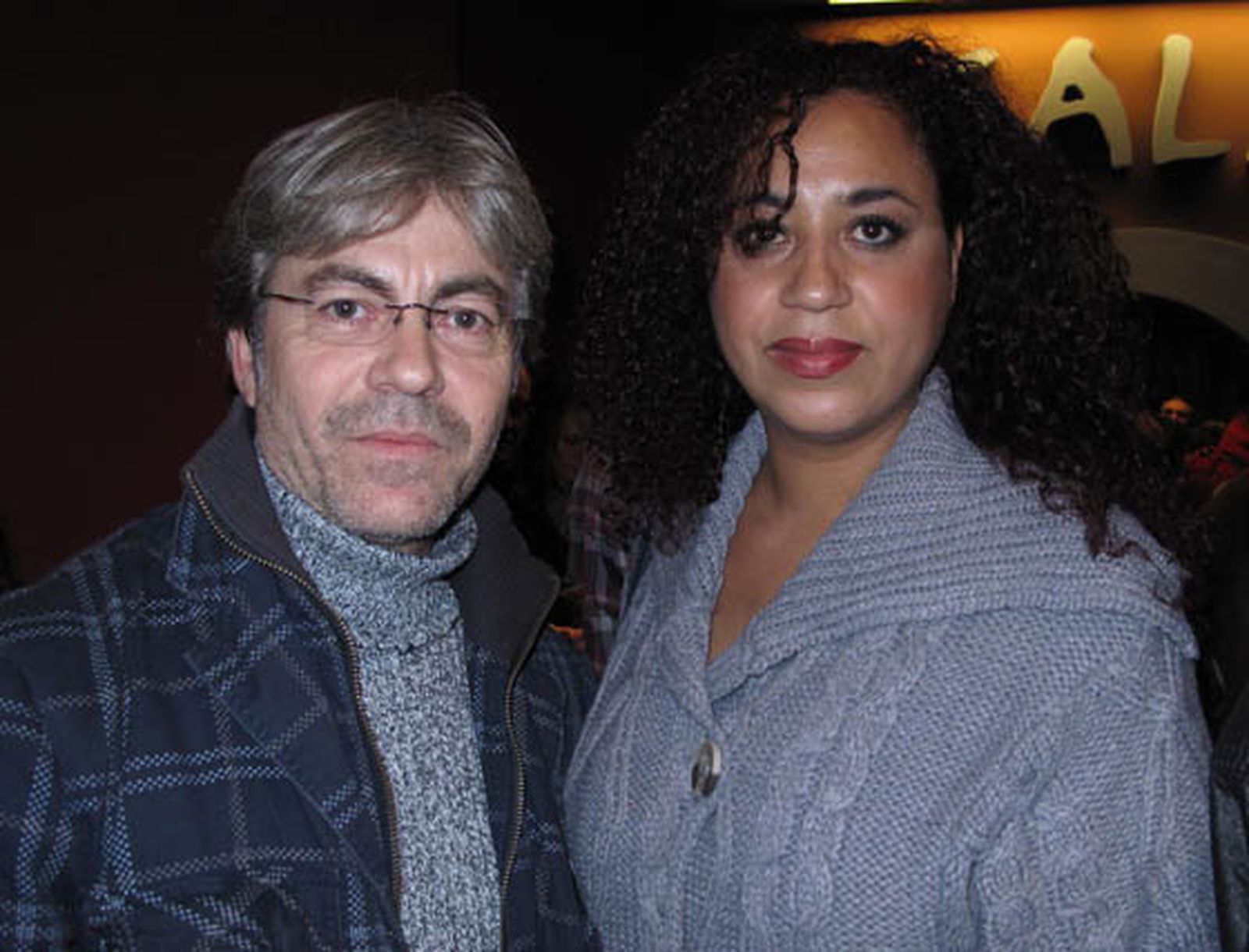 El actor José Chaves y la dramaturga Irene Golden.

Foto: Victoria Ramírez