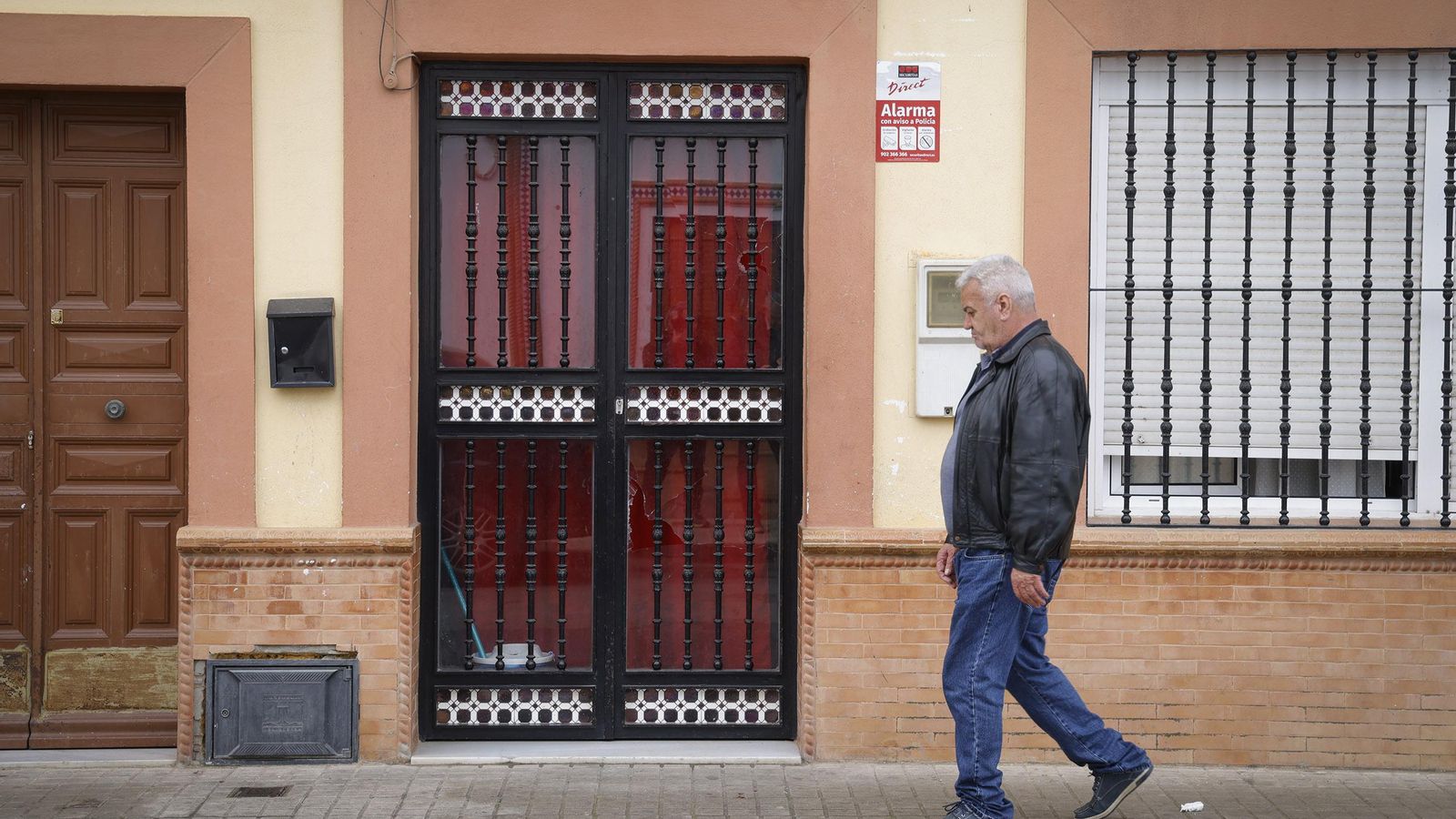 La vivienda tiroteada el pasado domingo en Brenes.