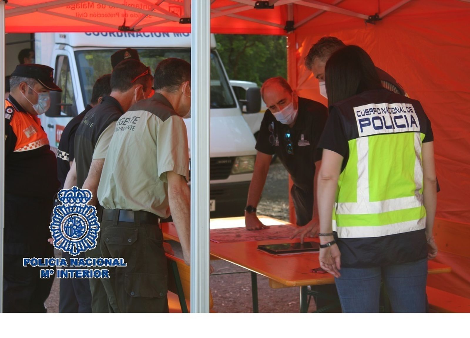 Dispositivo de búsqueda del hombre desaparecido en la capital desde el pasado viernes.