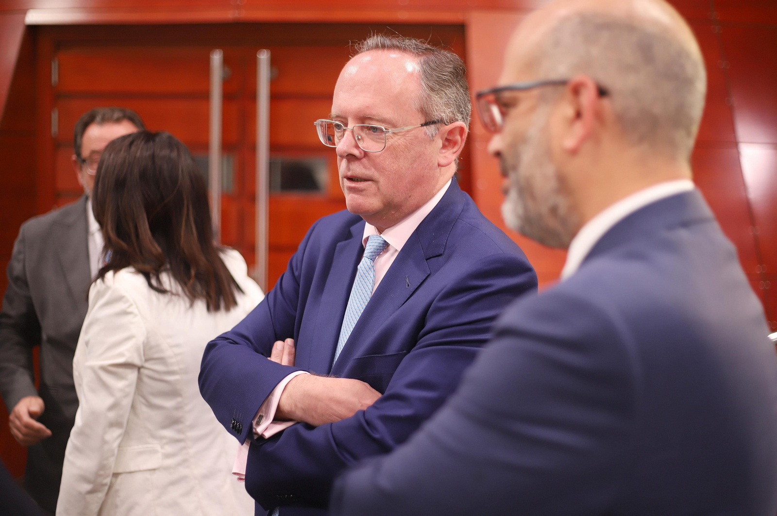 Imágenes del desayuno-coloquio con Jorge Paradela en el Foro Joly Andalucía