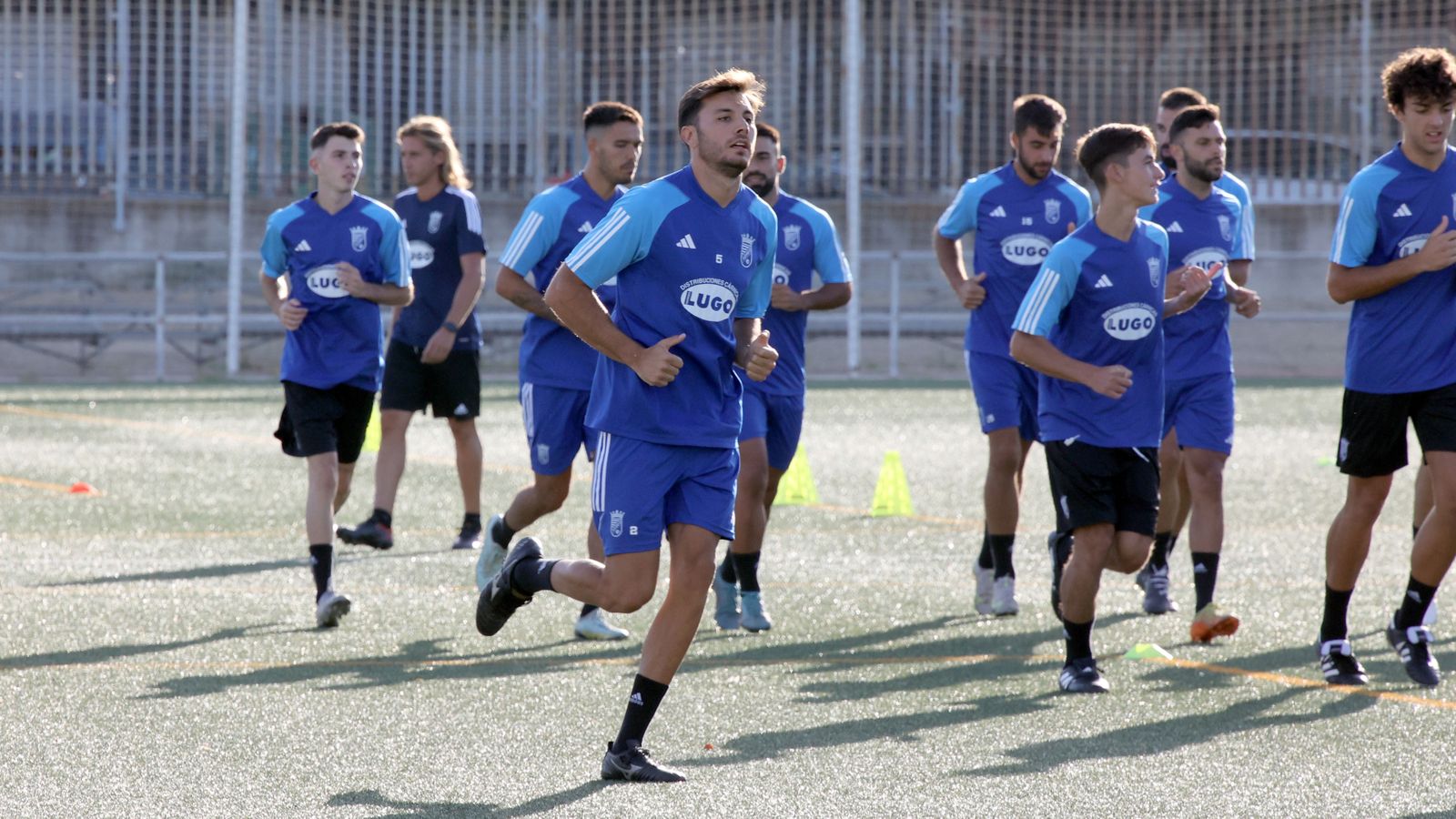 Primer entrenamiento del Xerez CD en el campo de La Granja