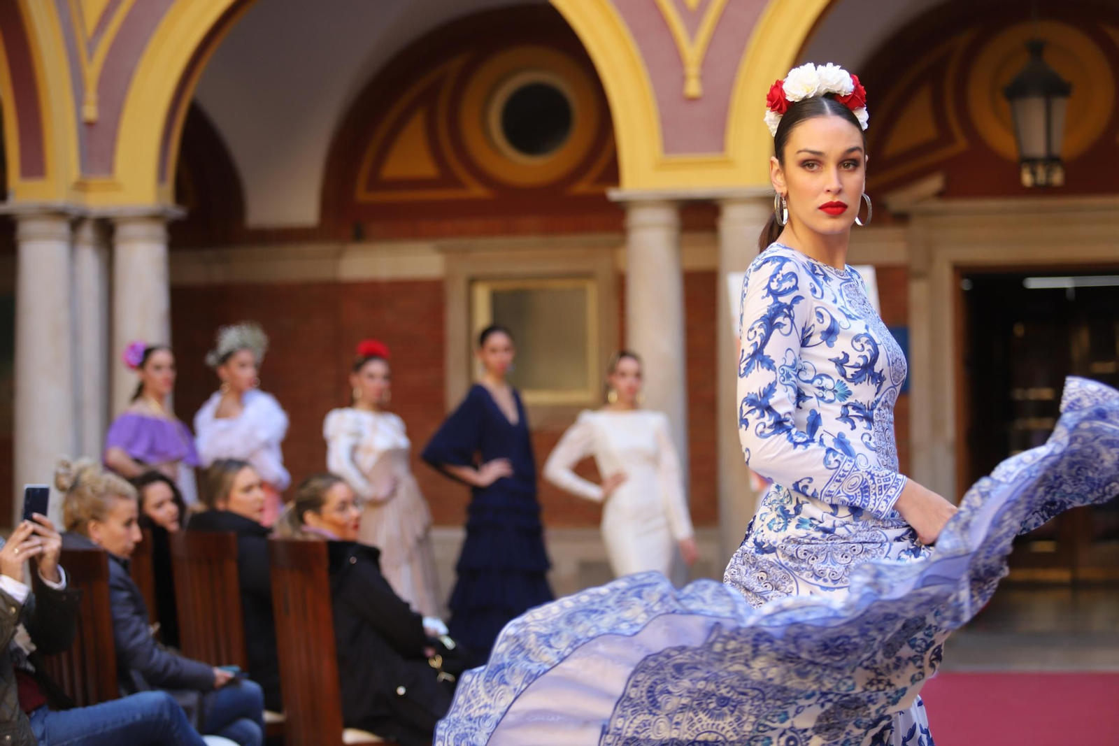 Imágenes de la presentación de la pasarela de moda 'Huelva Flamenca 2020'