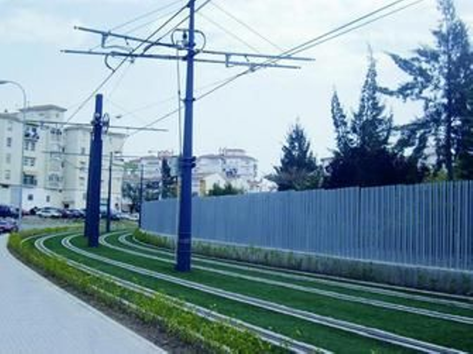 Imagen del tramo en la zona del parque María Zambrano.