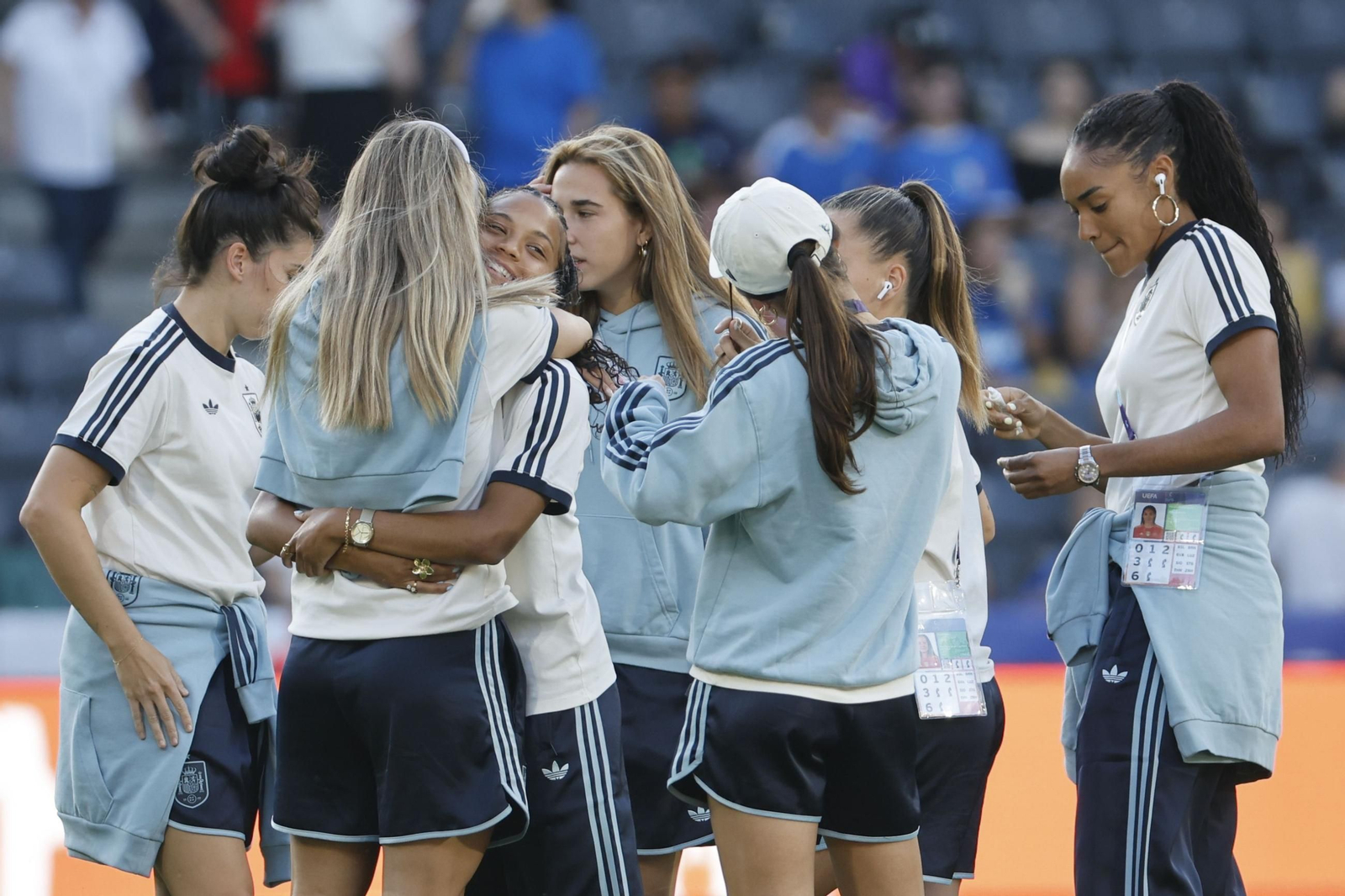 Las fotos del Italia - España de la Eurocopa femenina