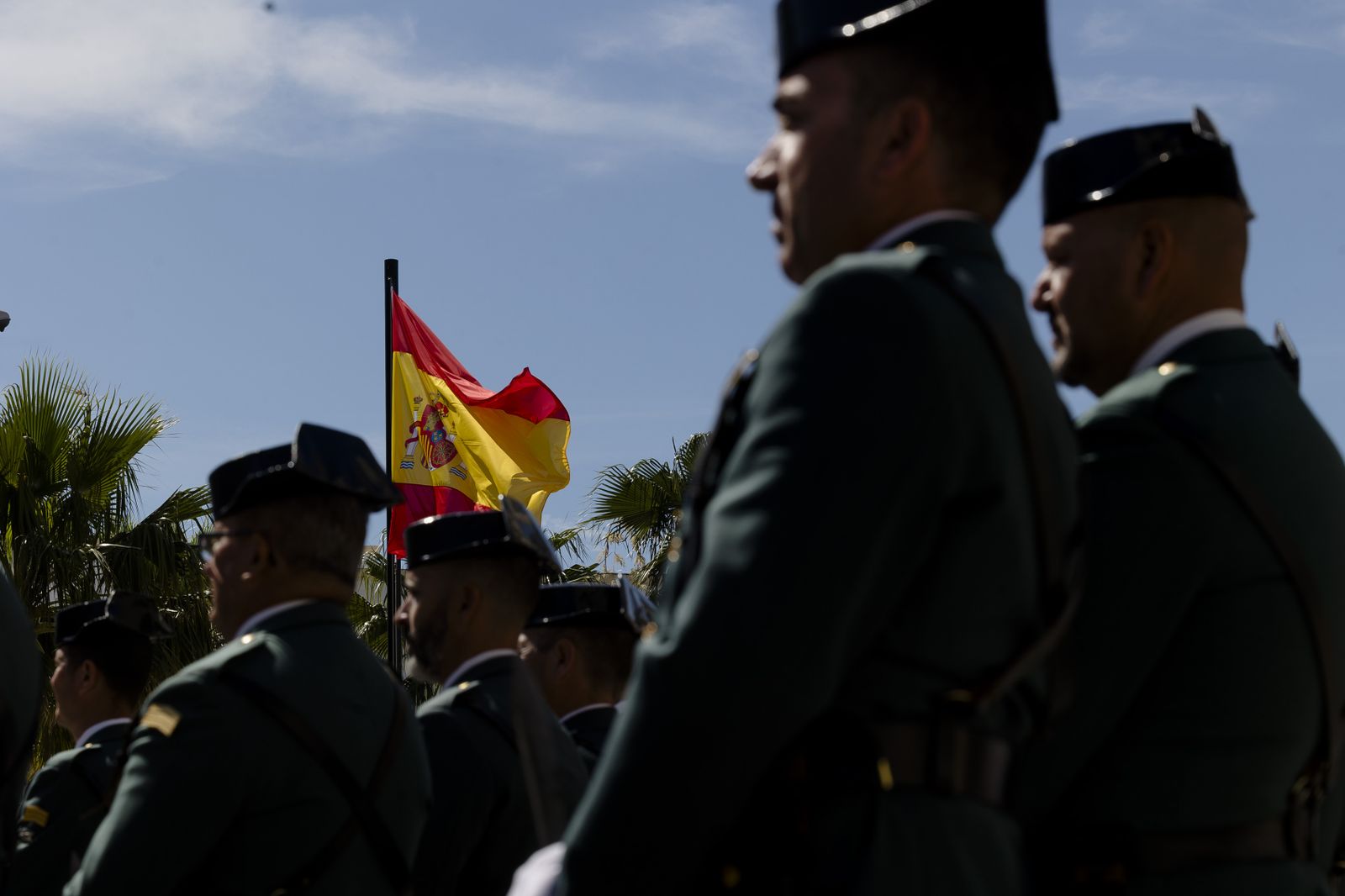 Toma de posesión del coronel Luis Martín Velasco como jefe de la Comandancia de la Guardia Civil  de Cádiz