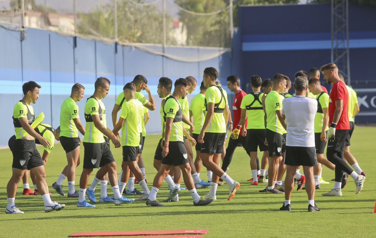 Las fotos del entrenamiento del Málaga en el Anexo de La Rosaleda