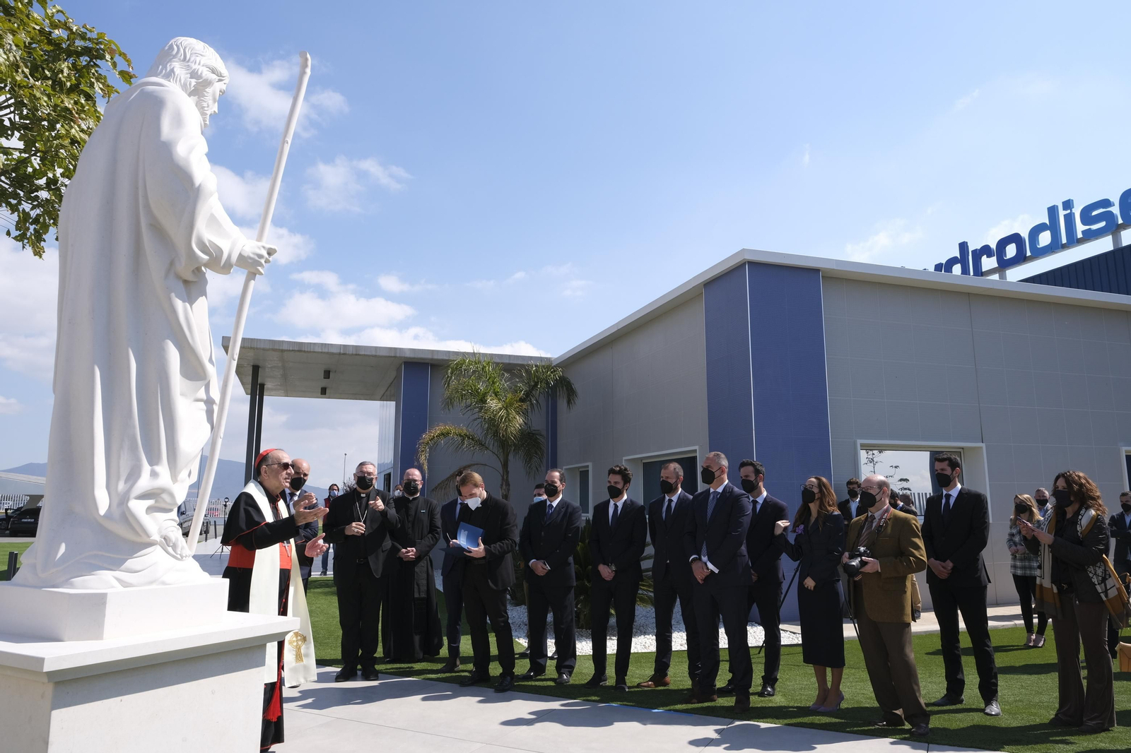 Bendición de las instalaciones de Hydrodiseño, en Huércal Overa (Almería)