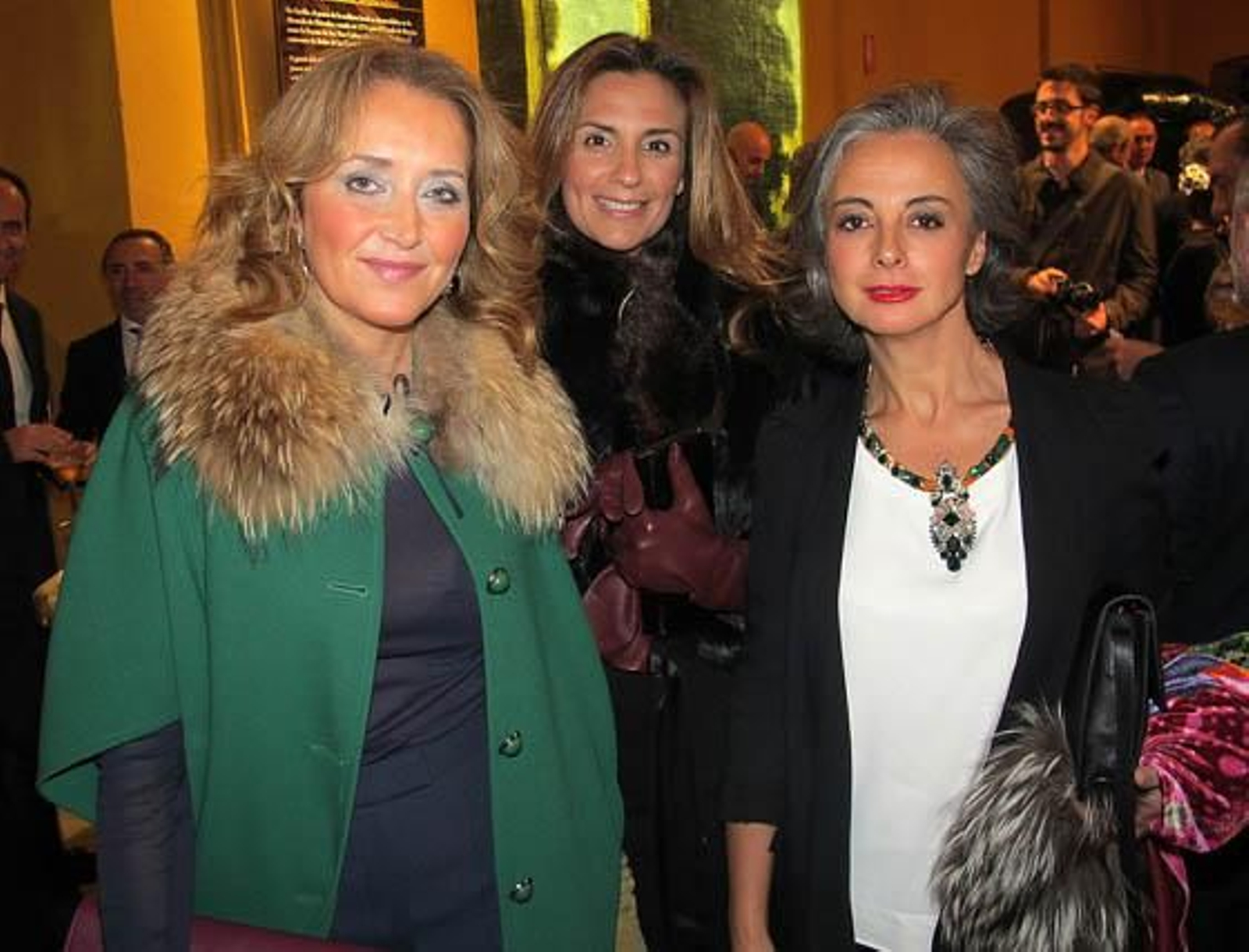 Myriam Núñez, Cristina Salazar, de Eddea, y la empresaria Cuqui Castellanos.

Foto: Victoria Ramírez