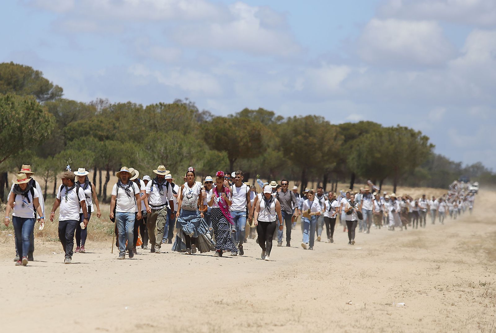 Todos los peregrinos de la Hermandad de Huelva, en imágenes