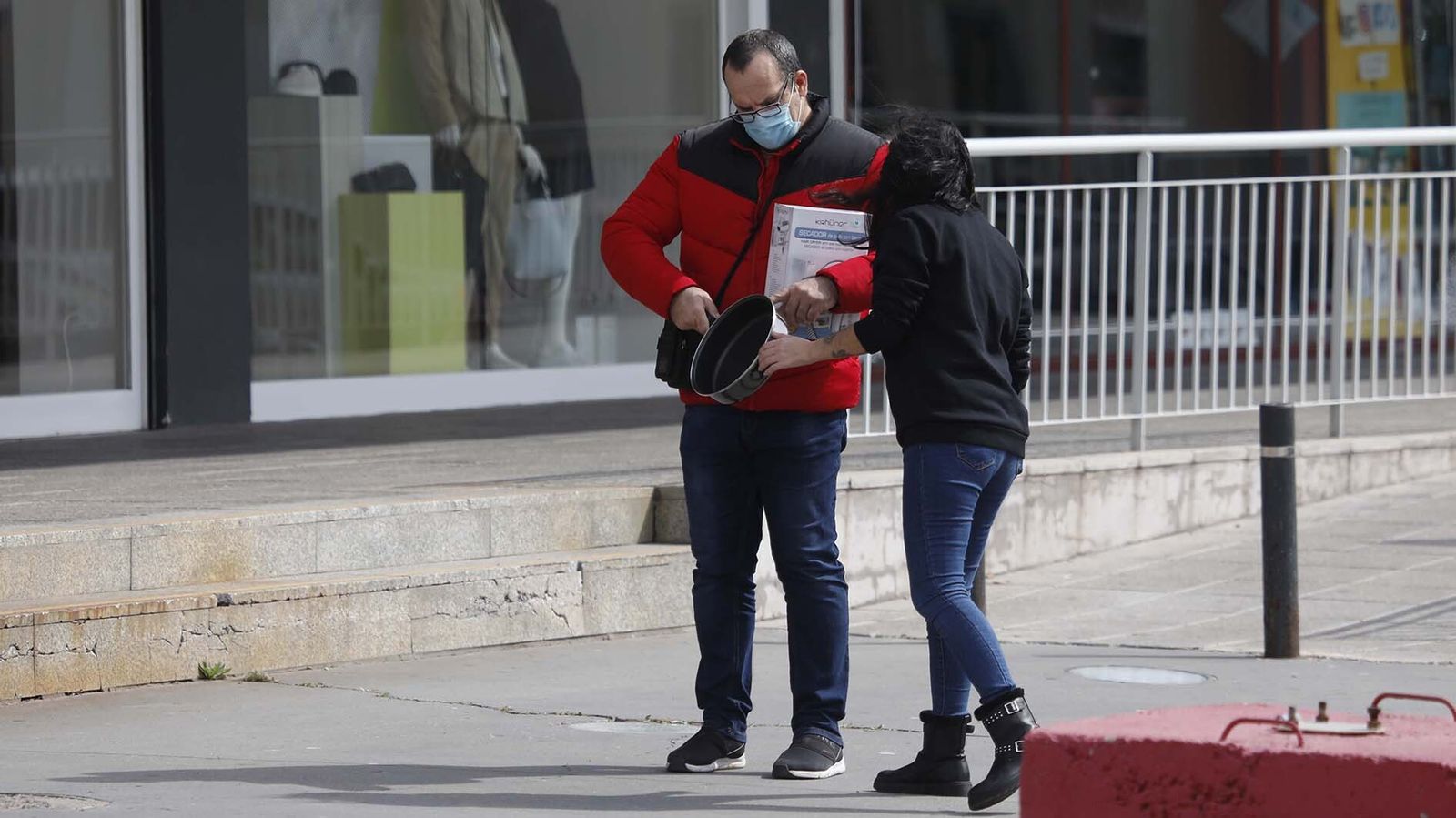 Las fotos del polígono de Palmones, tras el levantamiento del cierre  perimetral de Algeciras y Castellar