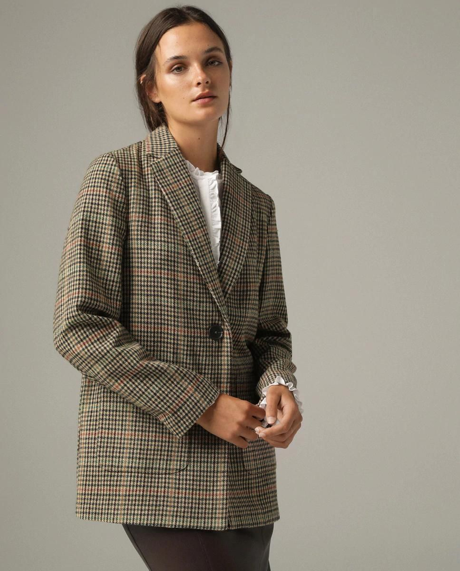 Blazer de cuadros de Tintoretto (antes 79,99, ahora a 55,99 euros). Blazer de cuadros de Tintoretto (antes 79,99, ahora a 55,99 euros).