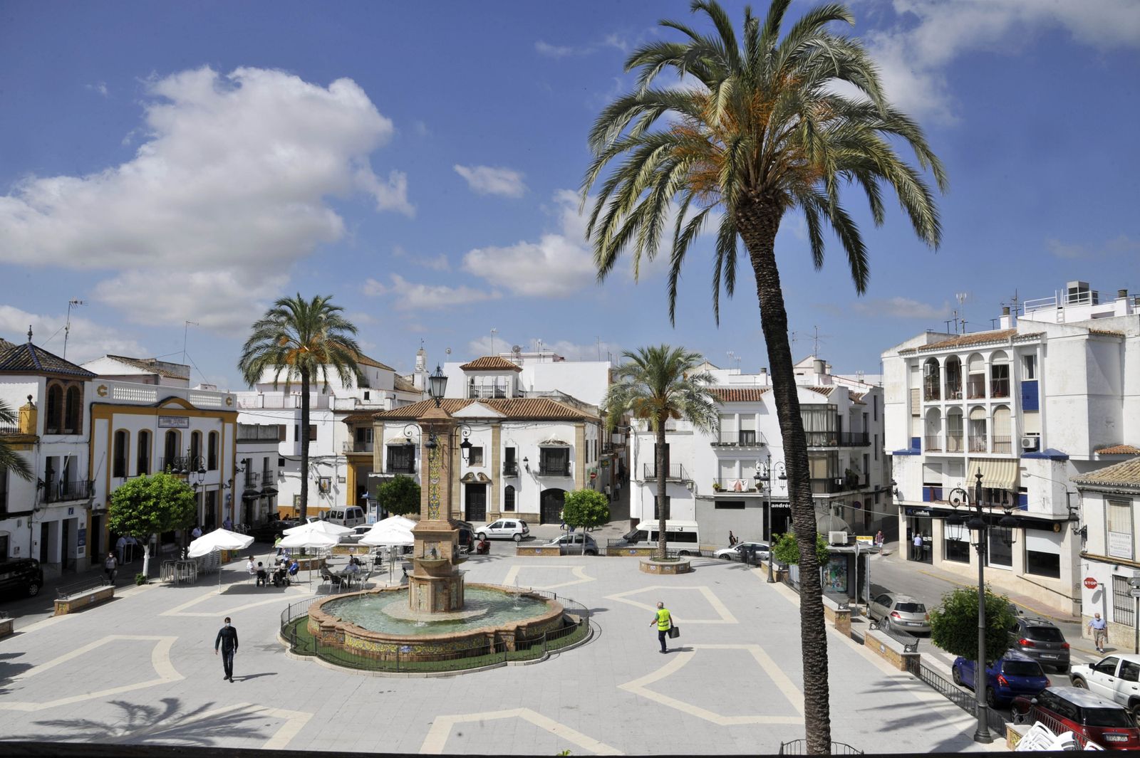 Una vista de la plaza del Ayuntamiento de Villamartín