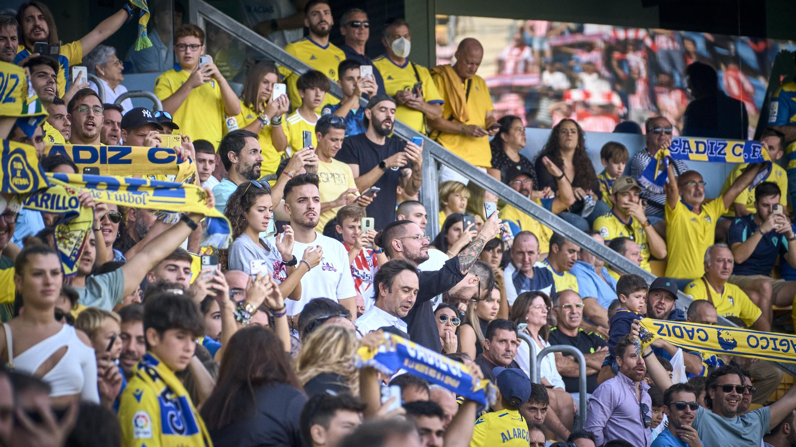 Partido de la victoria del Cádiz CF sobre el Atlético de Madrid