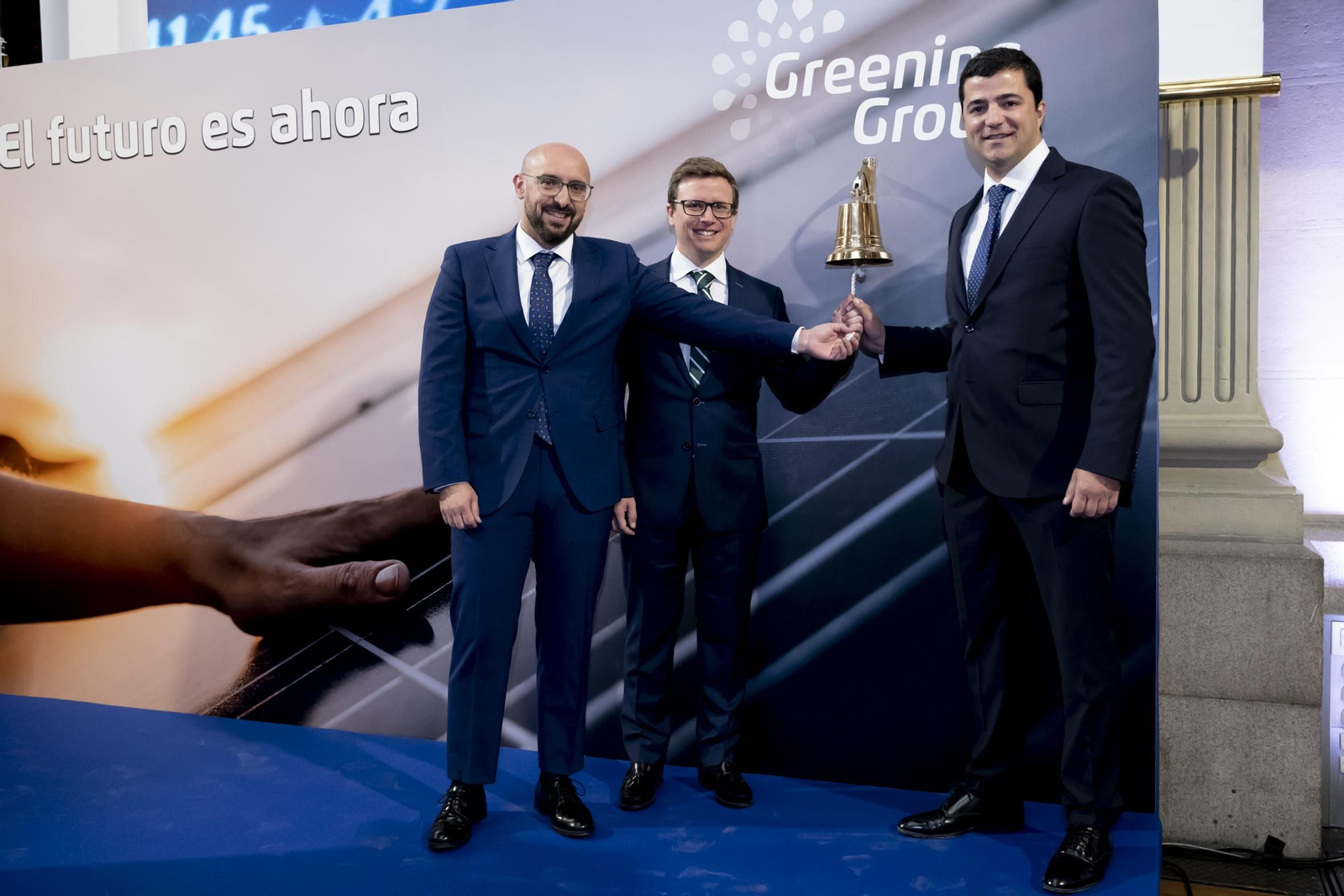 Imagen de la salida a bolsa de la compañía.