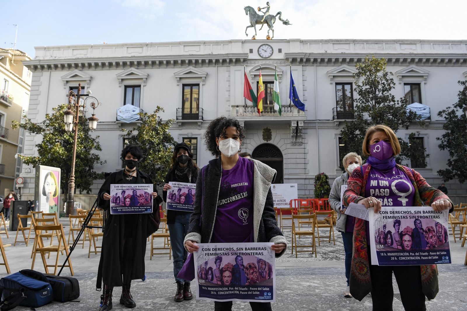 Presentación de los actos convocados para el 8M.