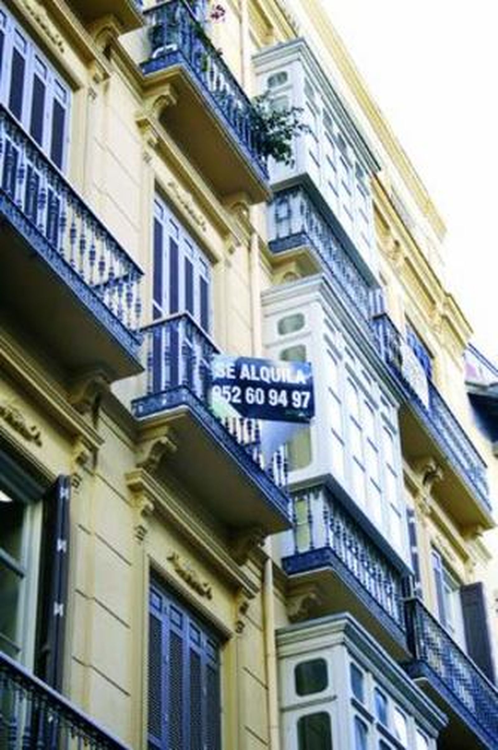 Viviendas en alquiler, en el centro de Málaga.