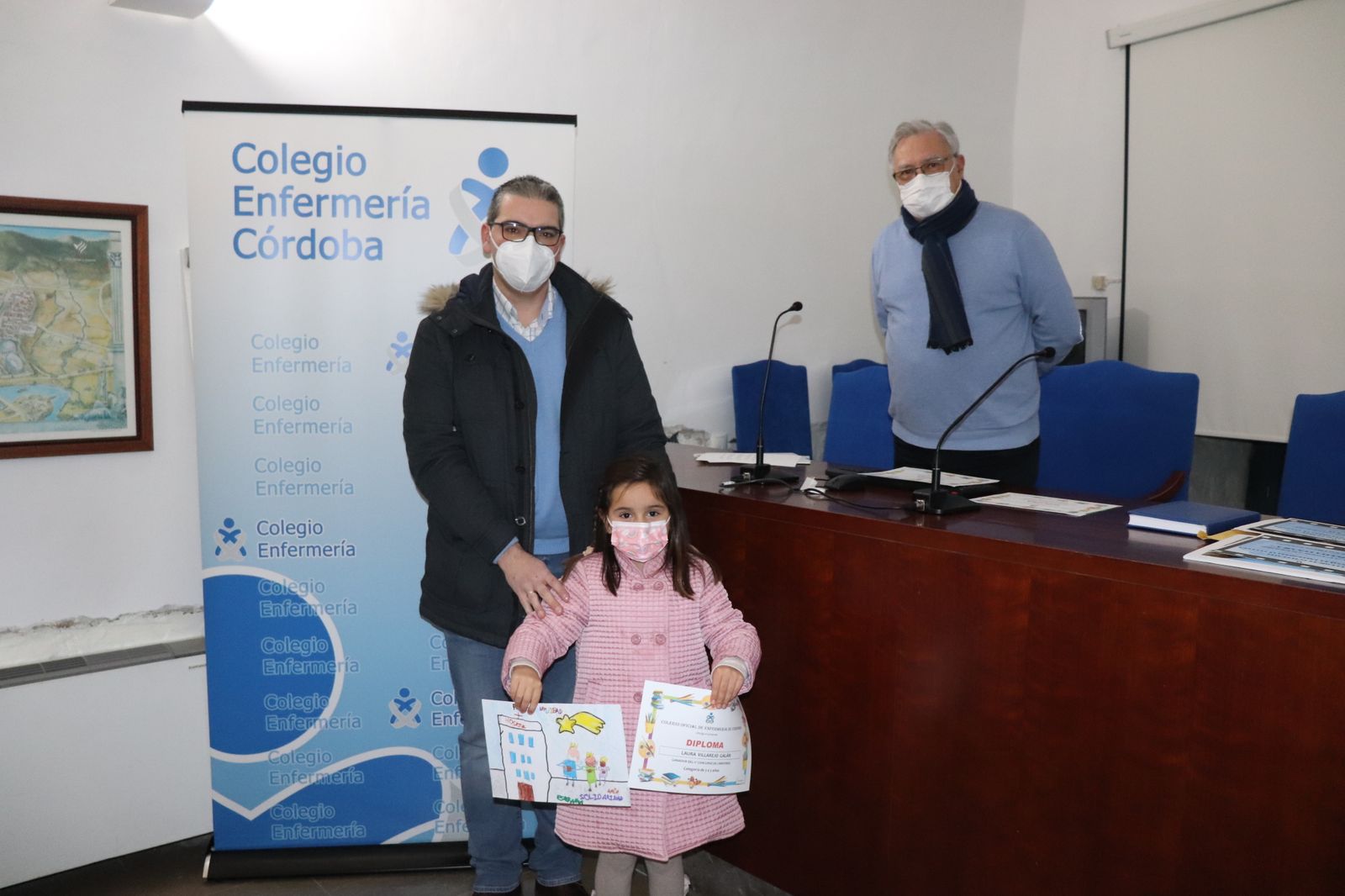 Entrega de los premios en el Colegio de Enfermería de Córdoba.