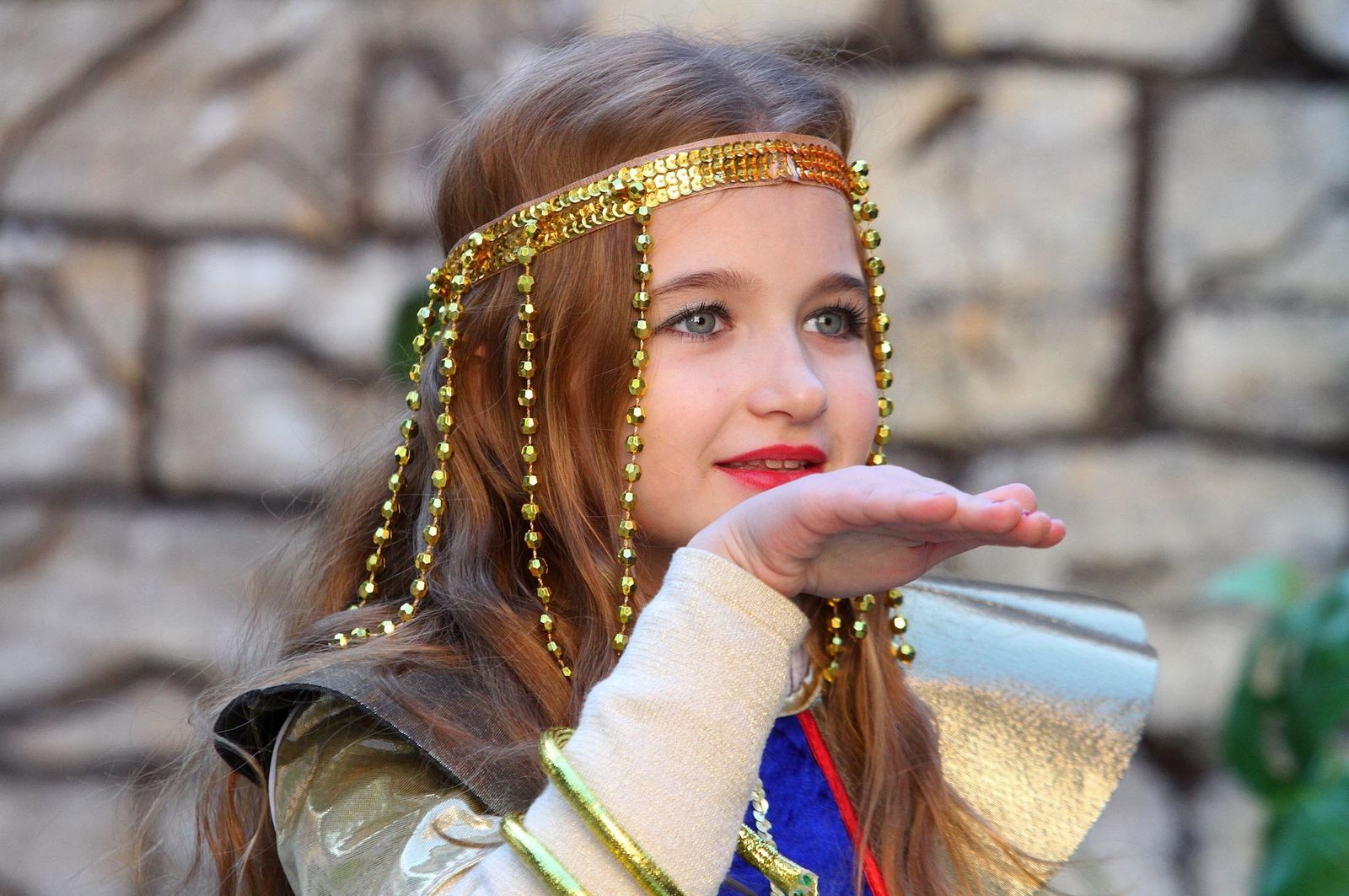 Imágenes del Belén viviente del Colegio María Inmaculada.