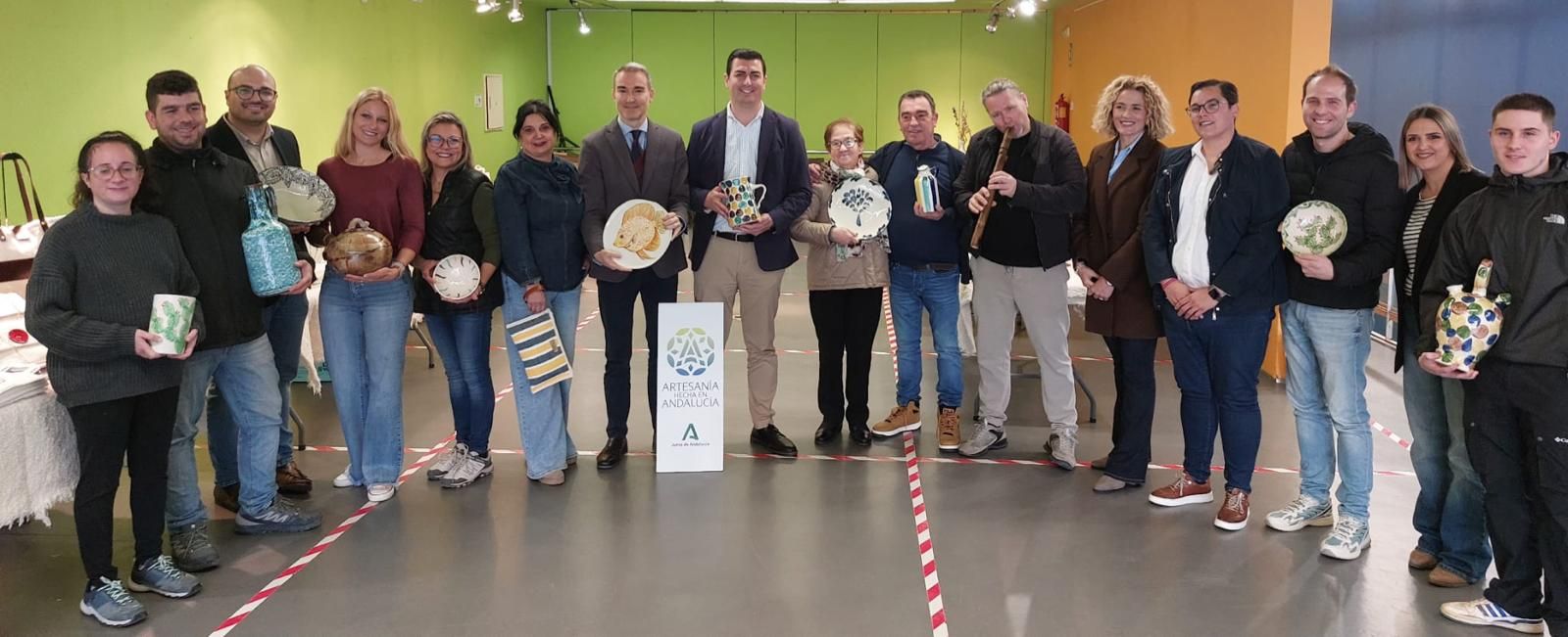 Presentación de la muestra artesanal.