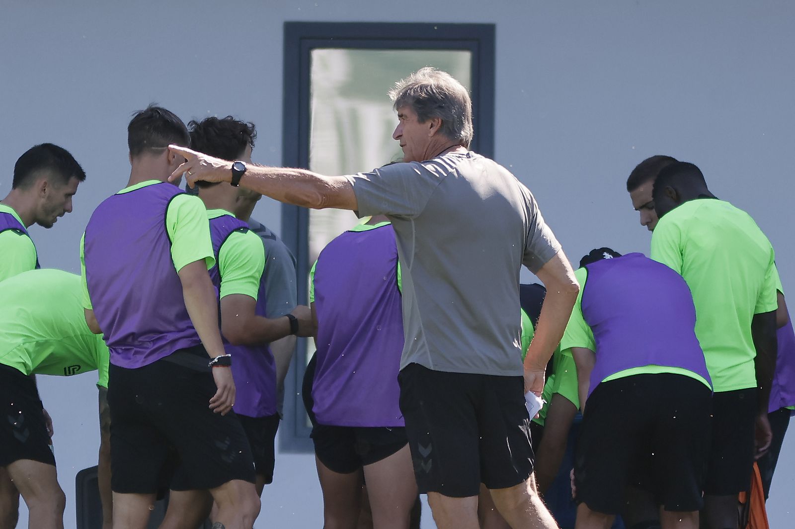 Las imágenes del entrenamiento del Betis