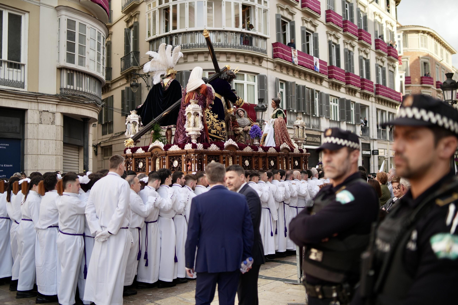 Salutación el Domingo de Ramos en Málaga, en imágenes