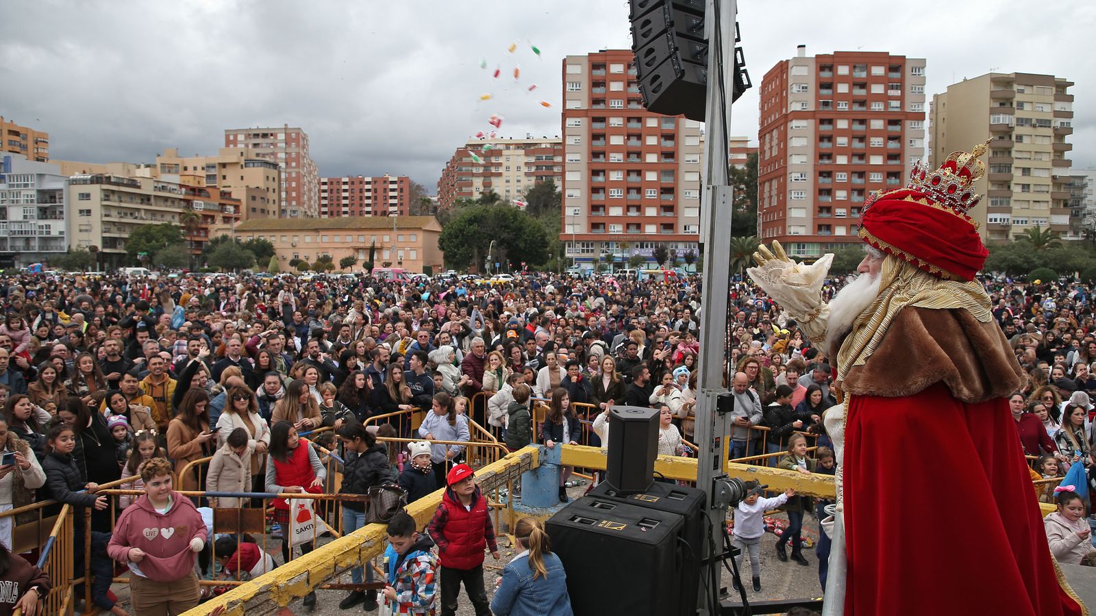 Fotos del arrastre de latas en Algeciras