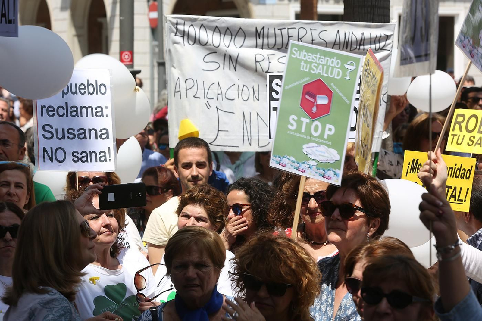Las Imágenes de la Manifestación por una Sanidad Digna