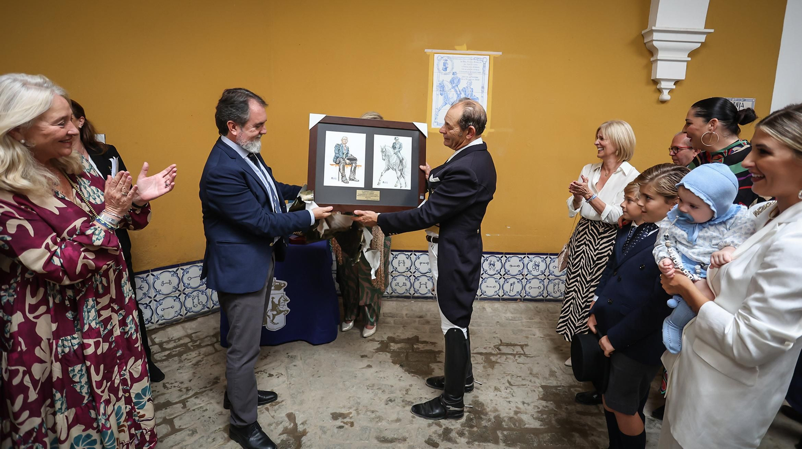 Emocionante despedida a Rafael Soto en la Real Escuela