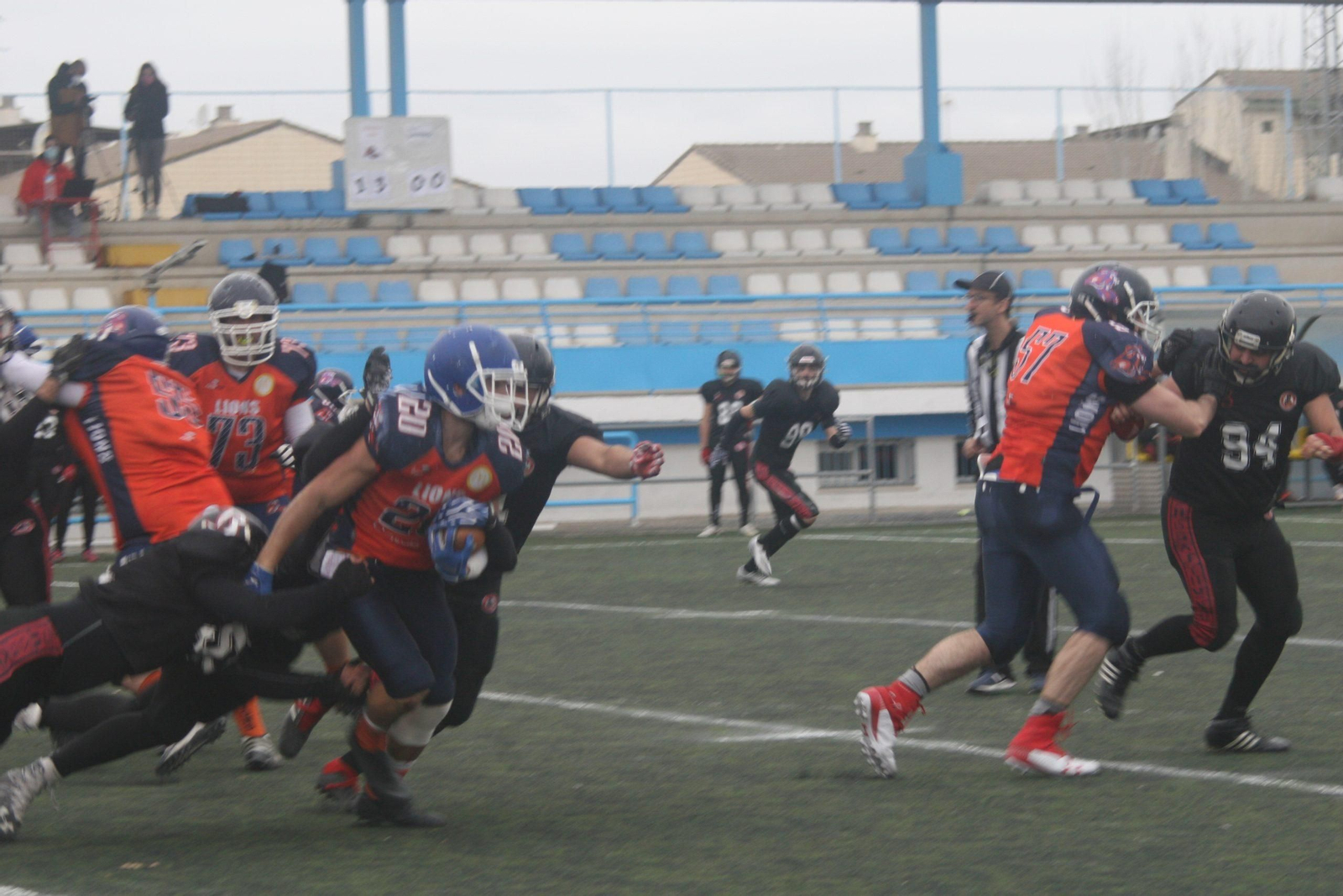 Acción de un partido de los Lions de la pasada temporada Acción de un partido de los Lions de la pasada temporada